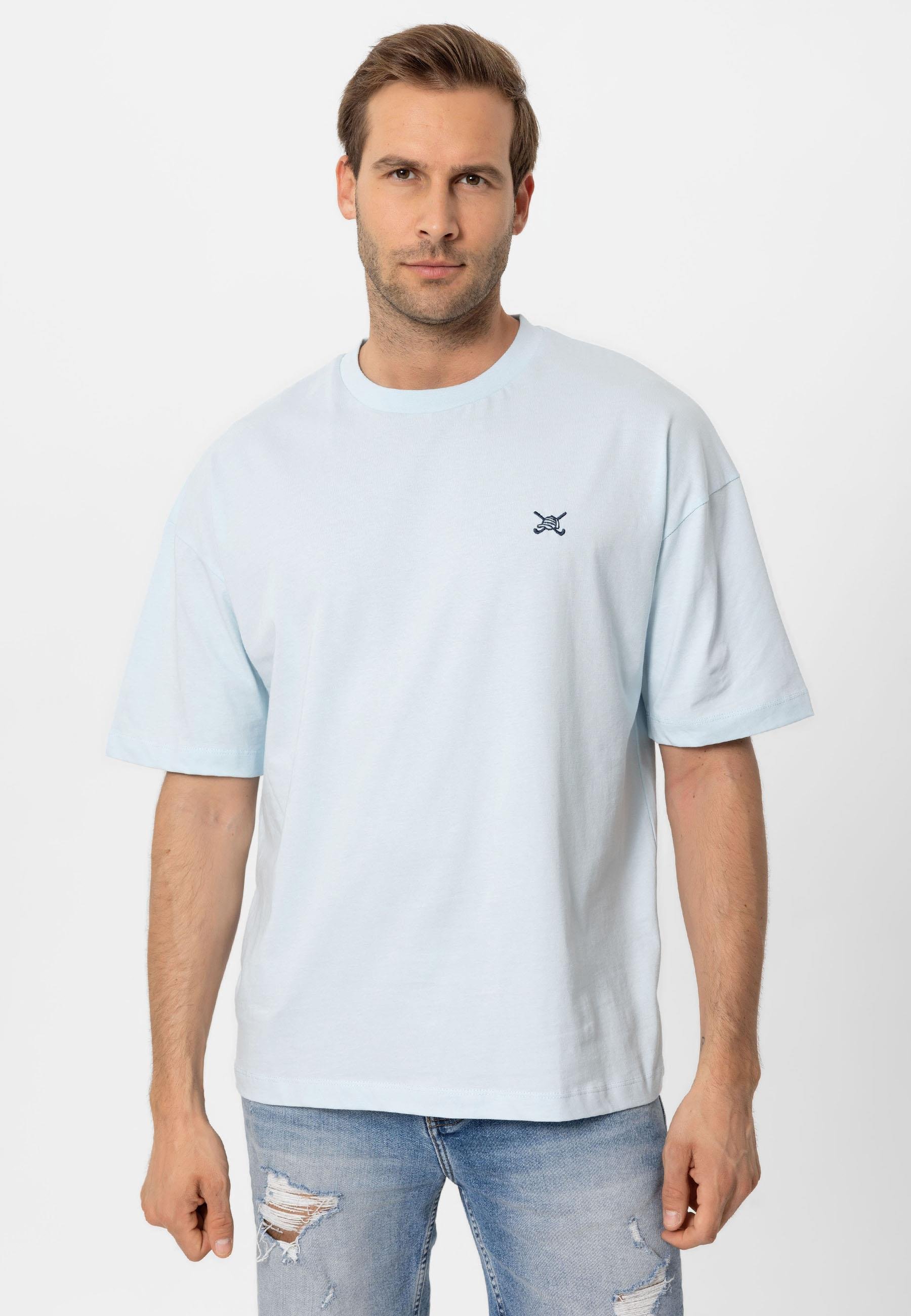 Erkek Oversize Nakışlı T-Shirt