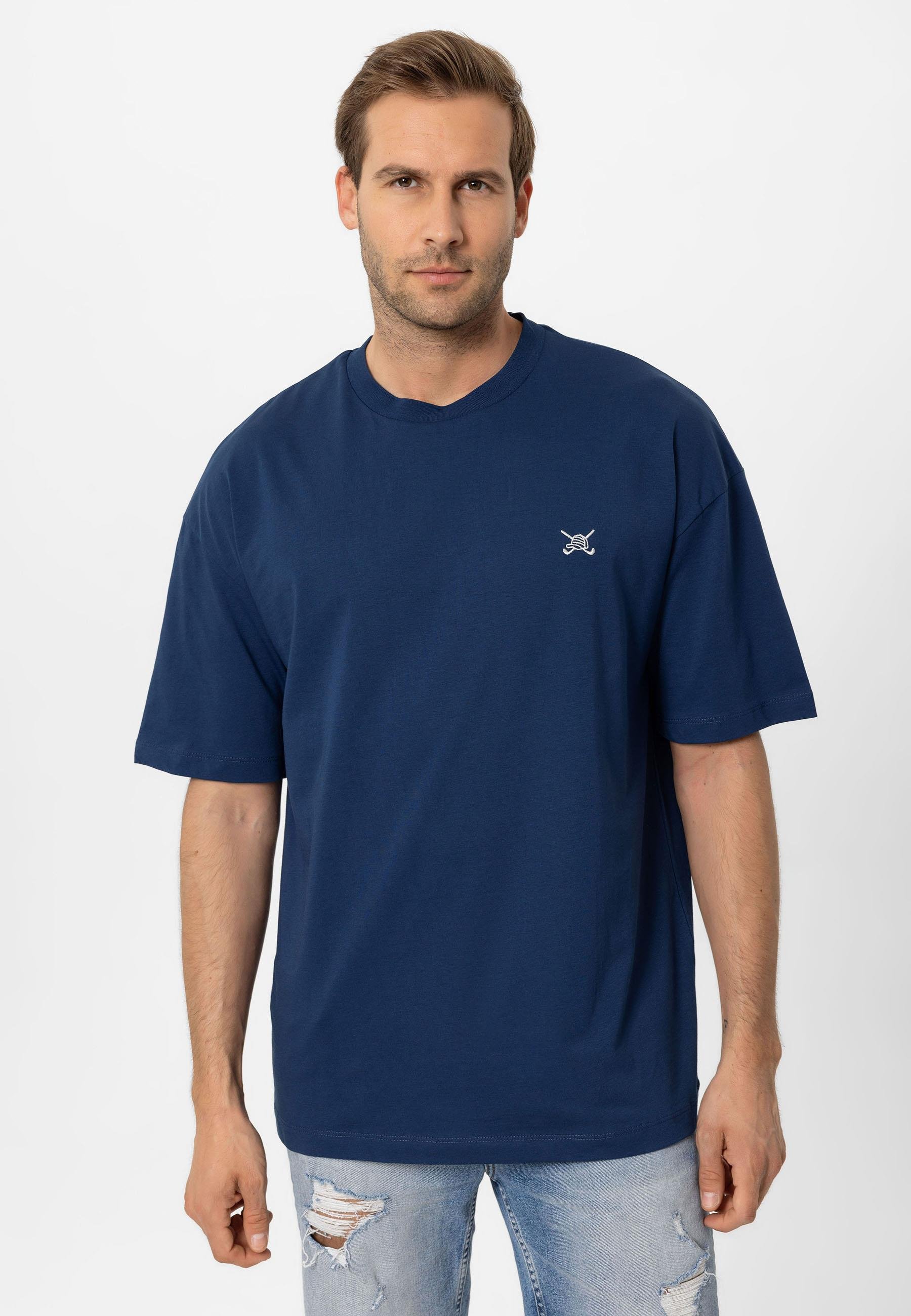 Erkek Oversize Nakışlı T-Shirt