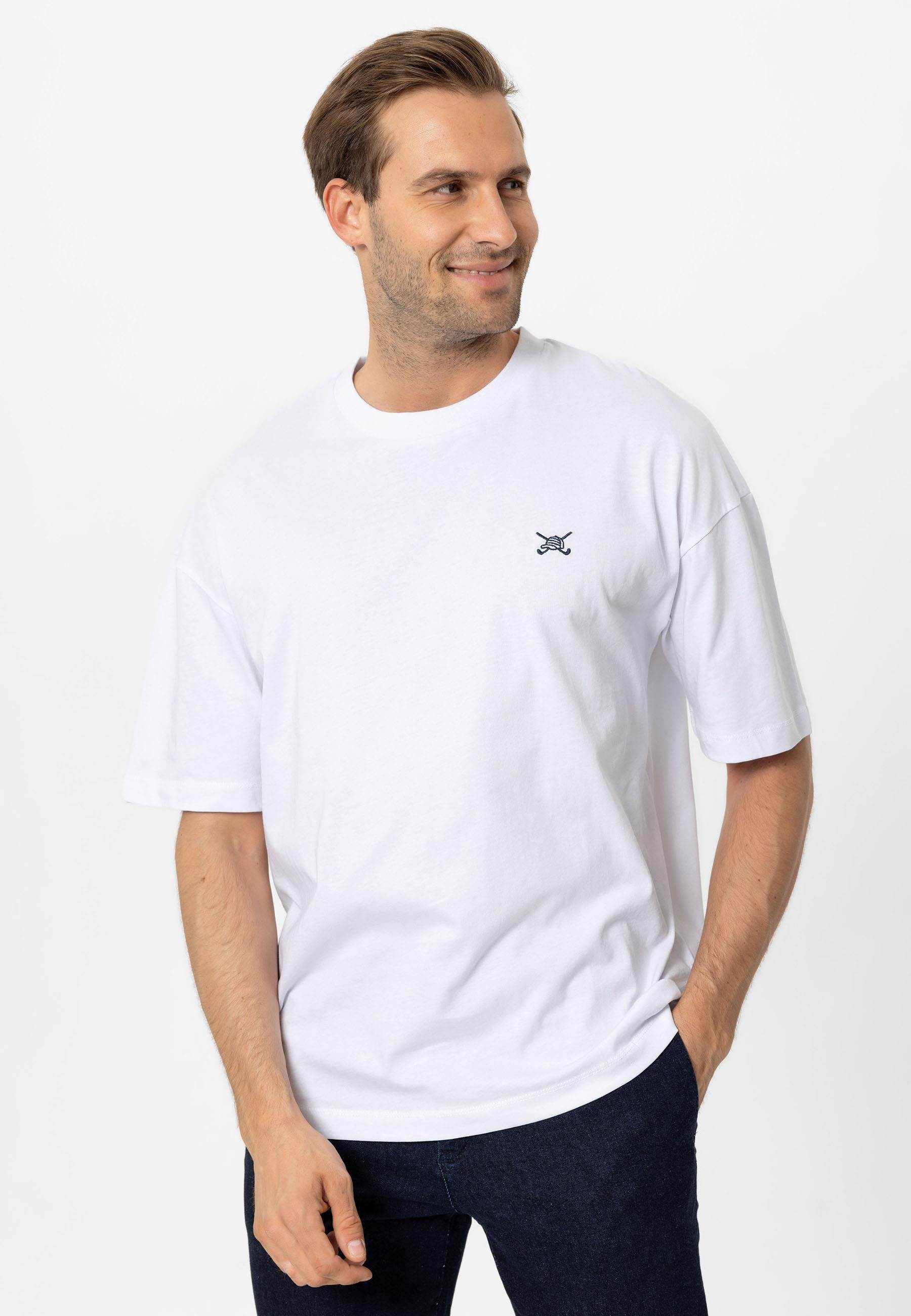 Erkek Oversize Nakışlı T-Shirt