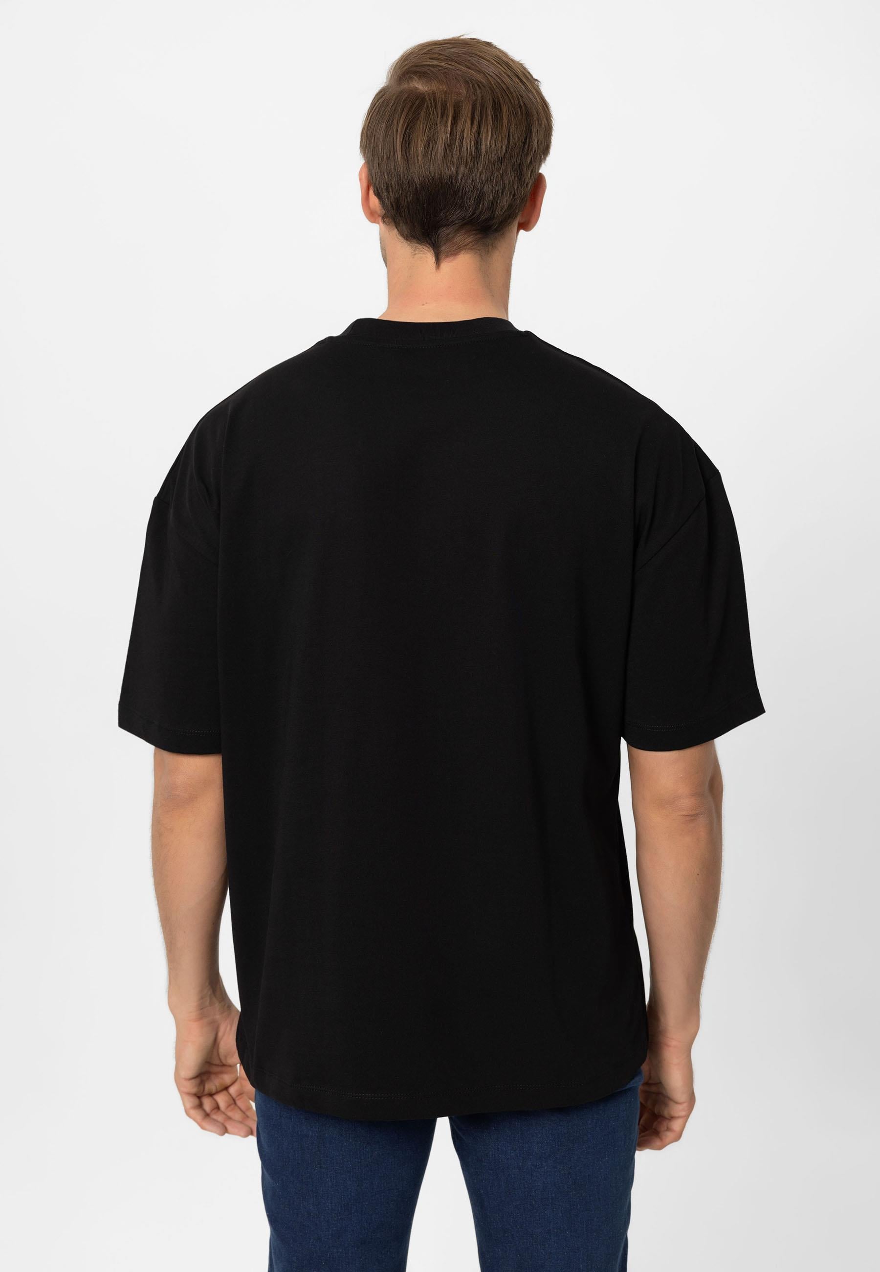 Erkek Oversize Nakışlı T-Shirt