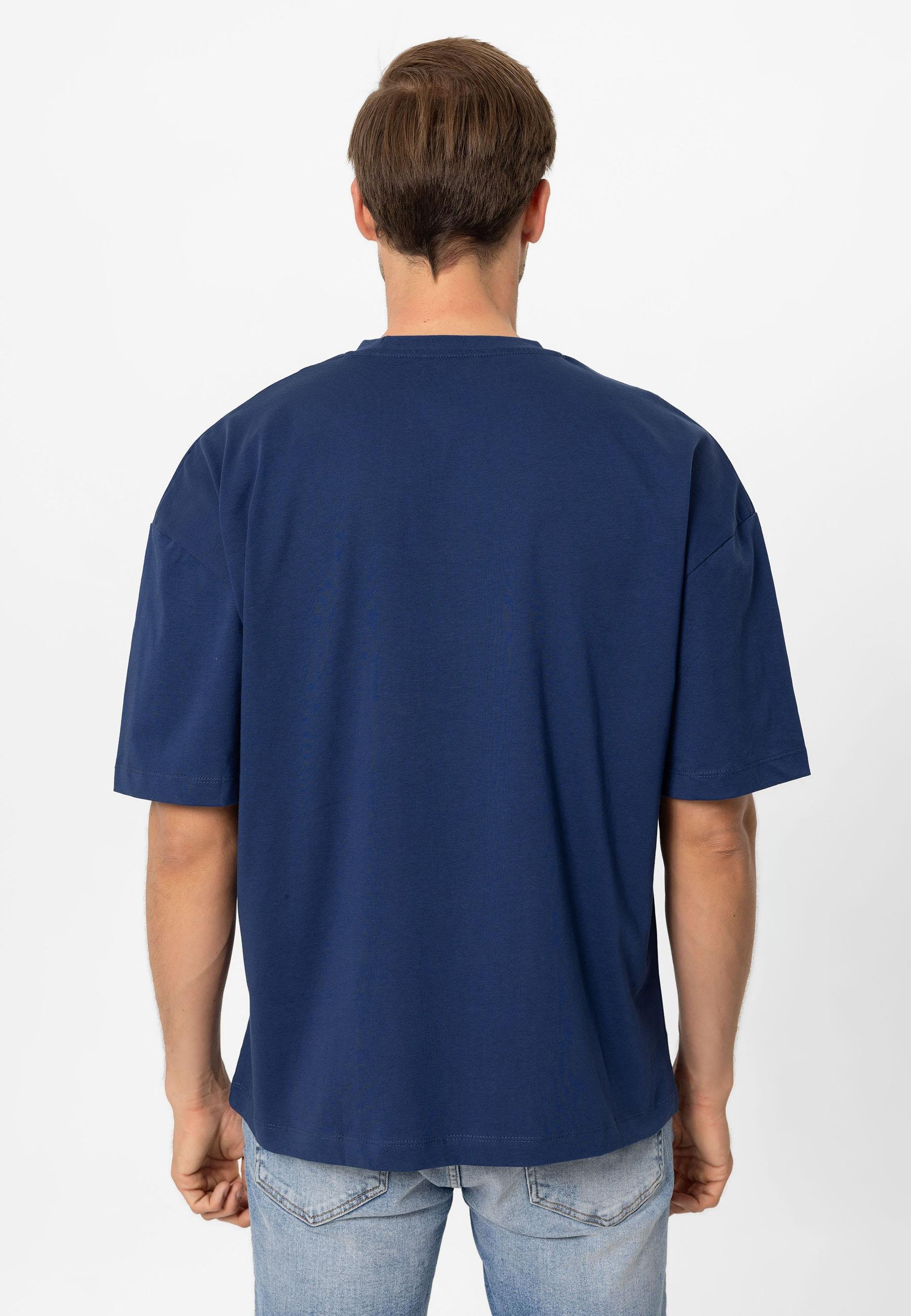 Erkek Oversize Nakışlı T-Shirt