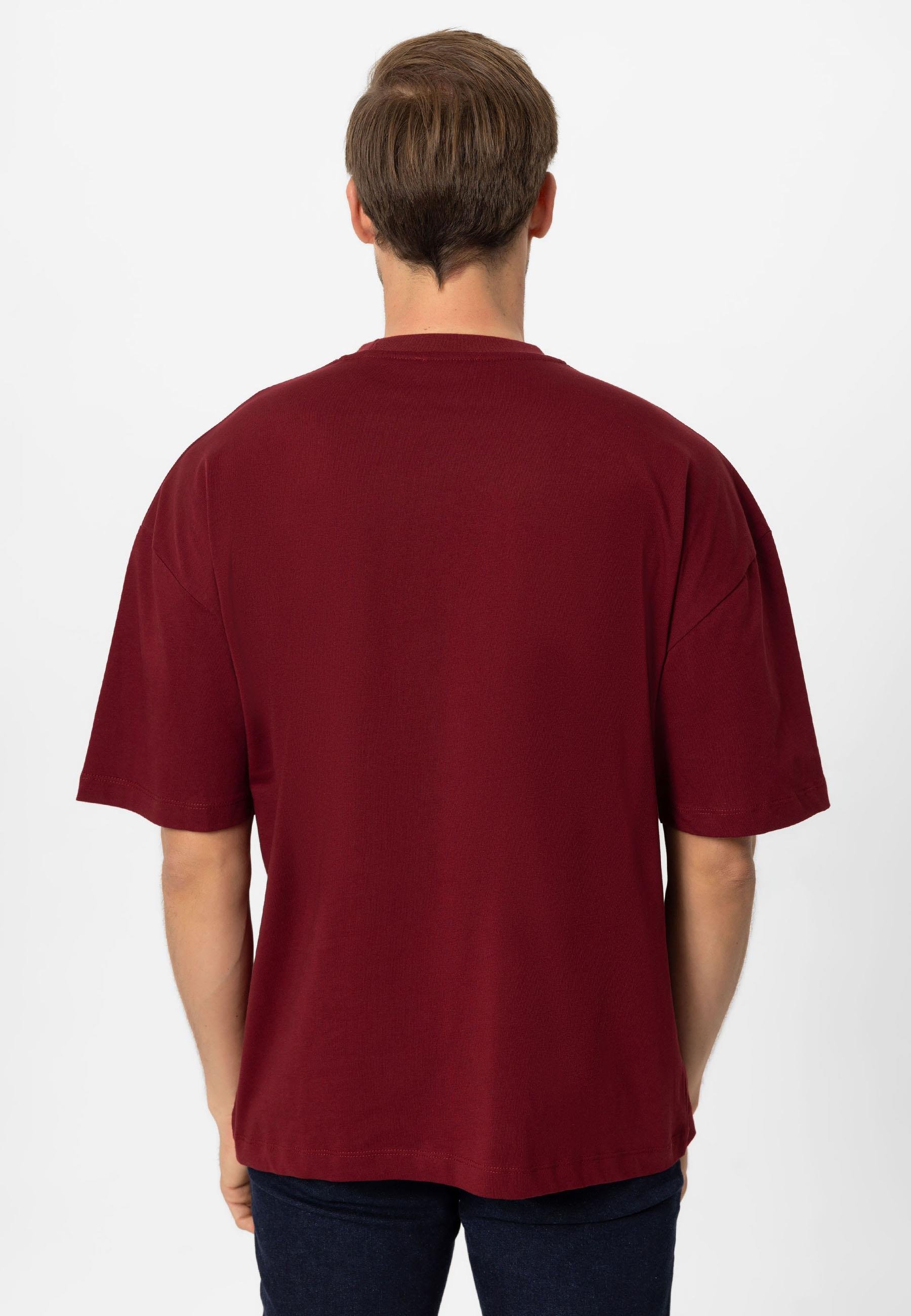 Erkek Oversize Nakışlı T-Shirt