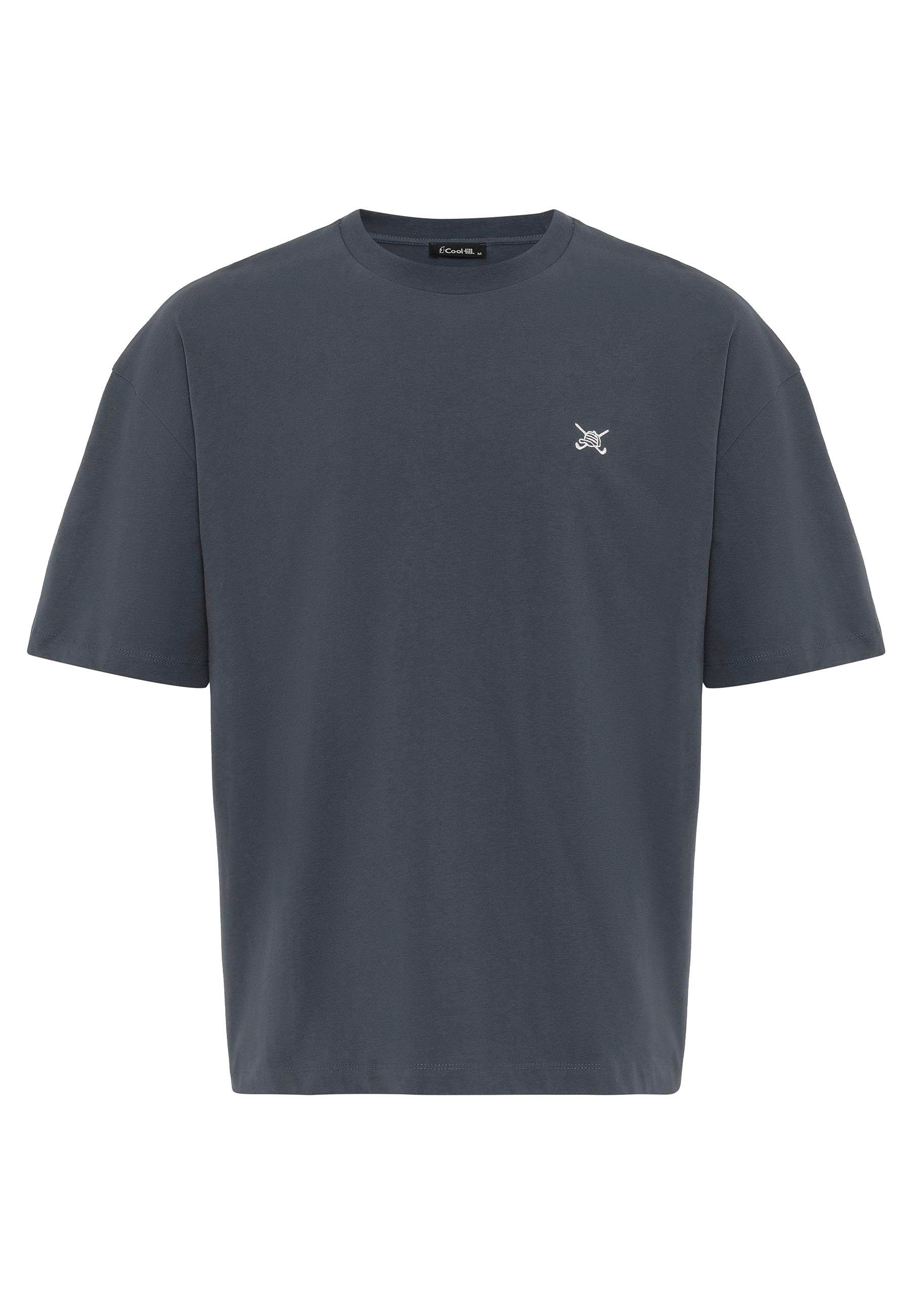 Erkek Oversize Nakışlı T-Shirt