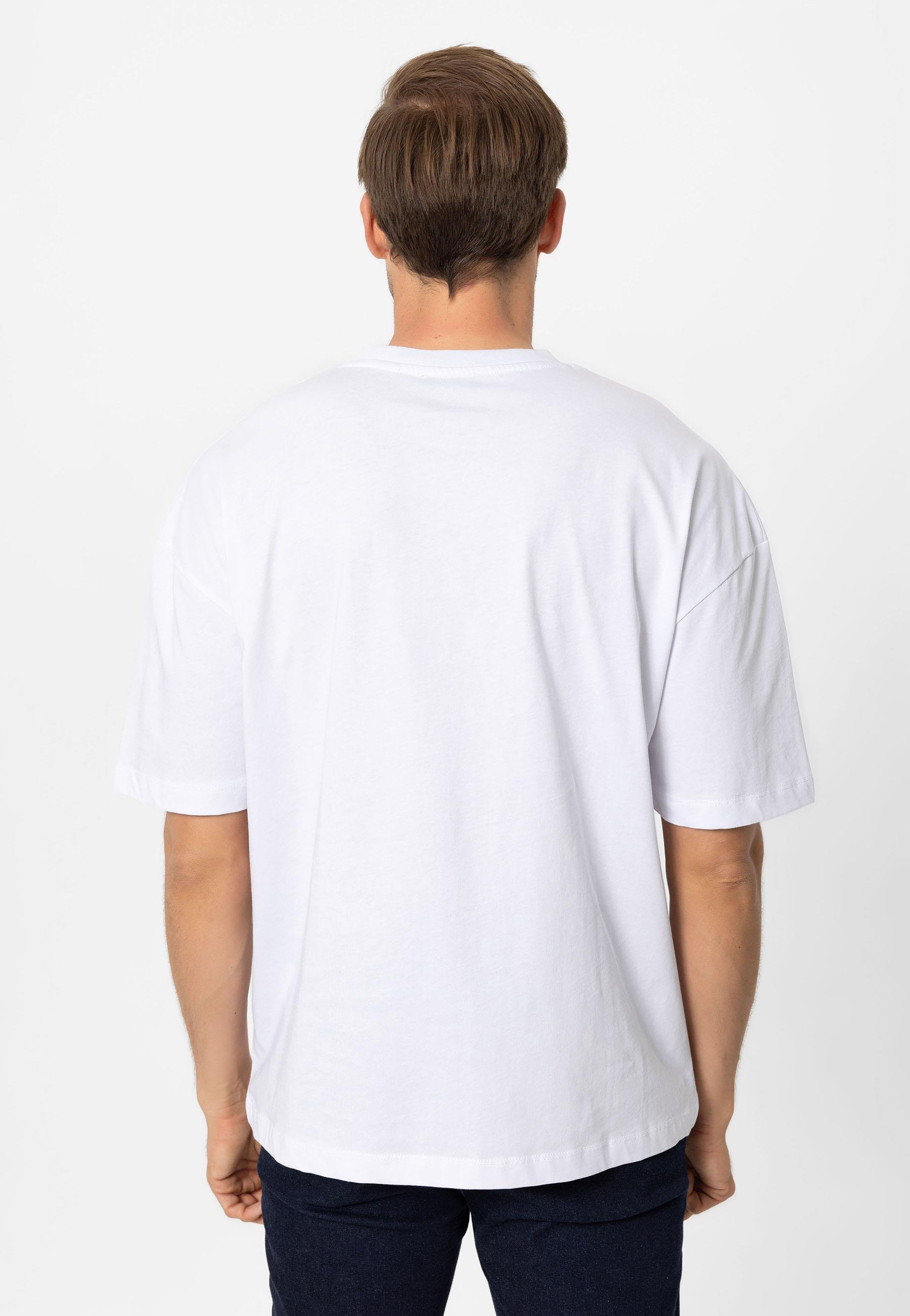 Erkek Oversize Nakışlı T-Shirt