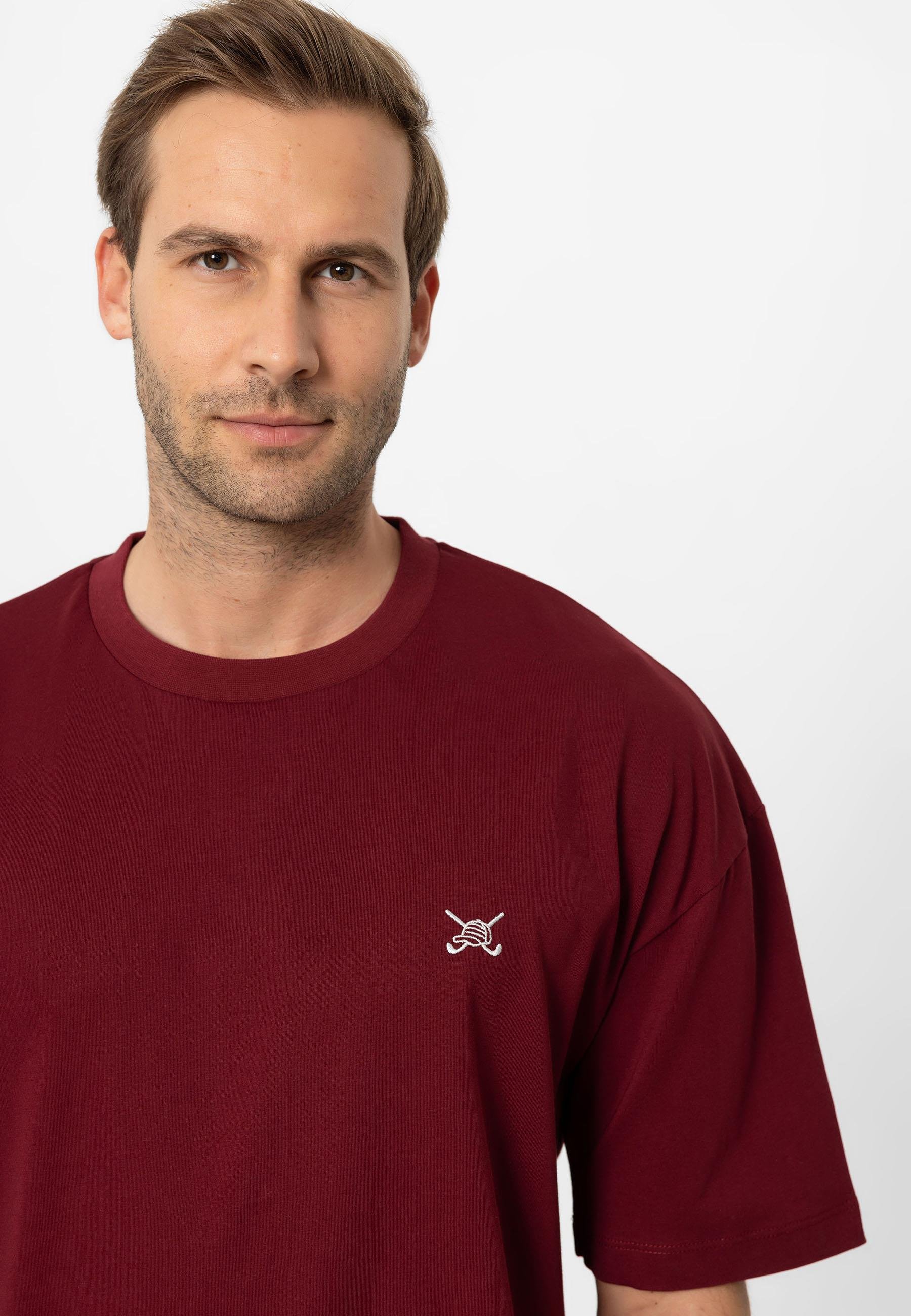 Erkek Oversize Nakışlı T-Shirt