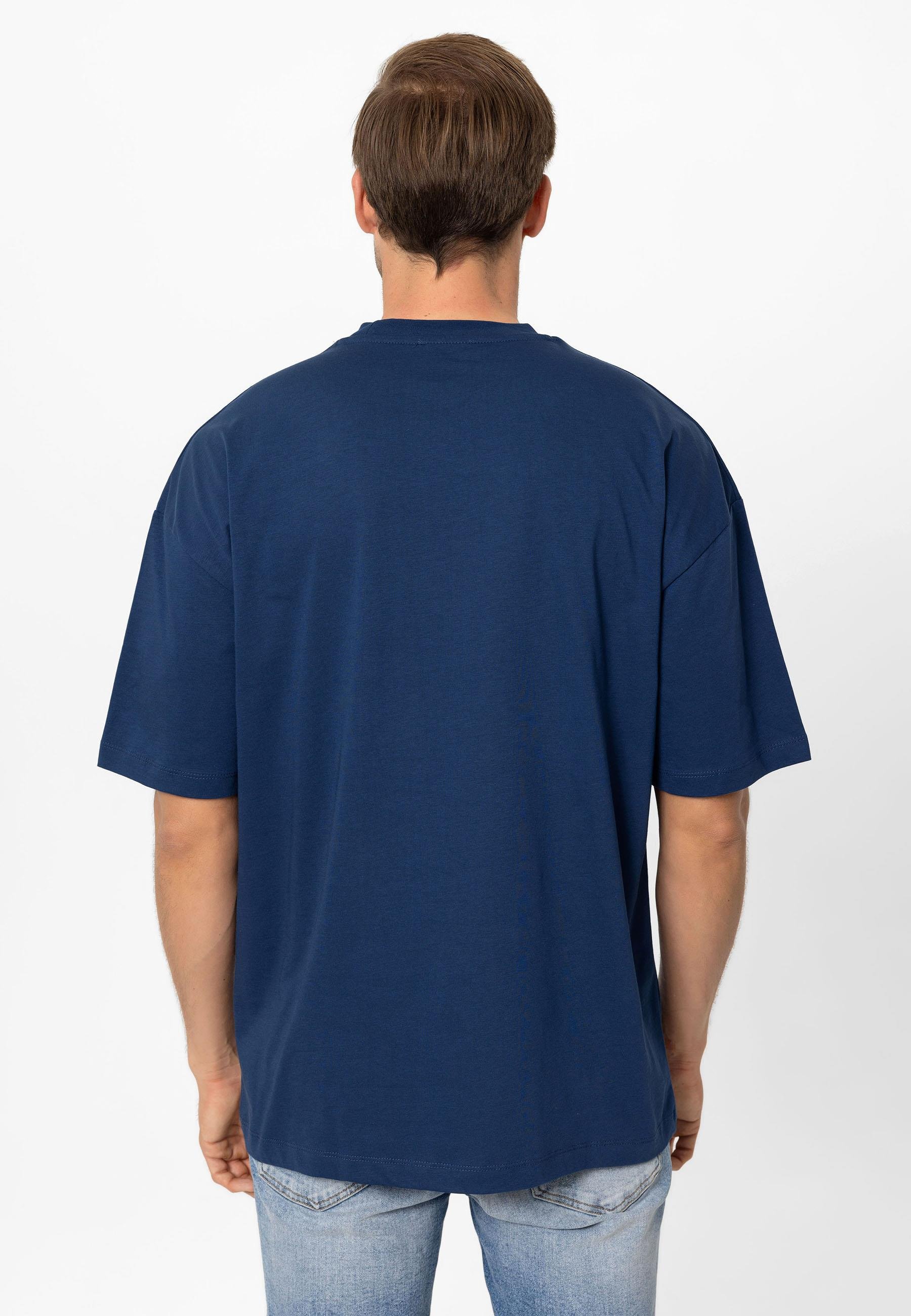 Erkek Oversize Nakışlı T-Shirt
