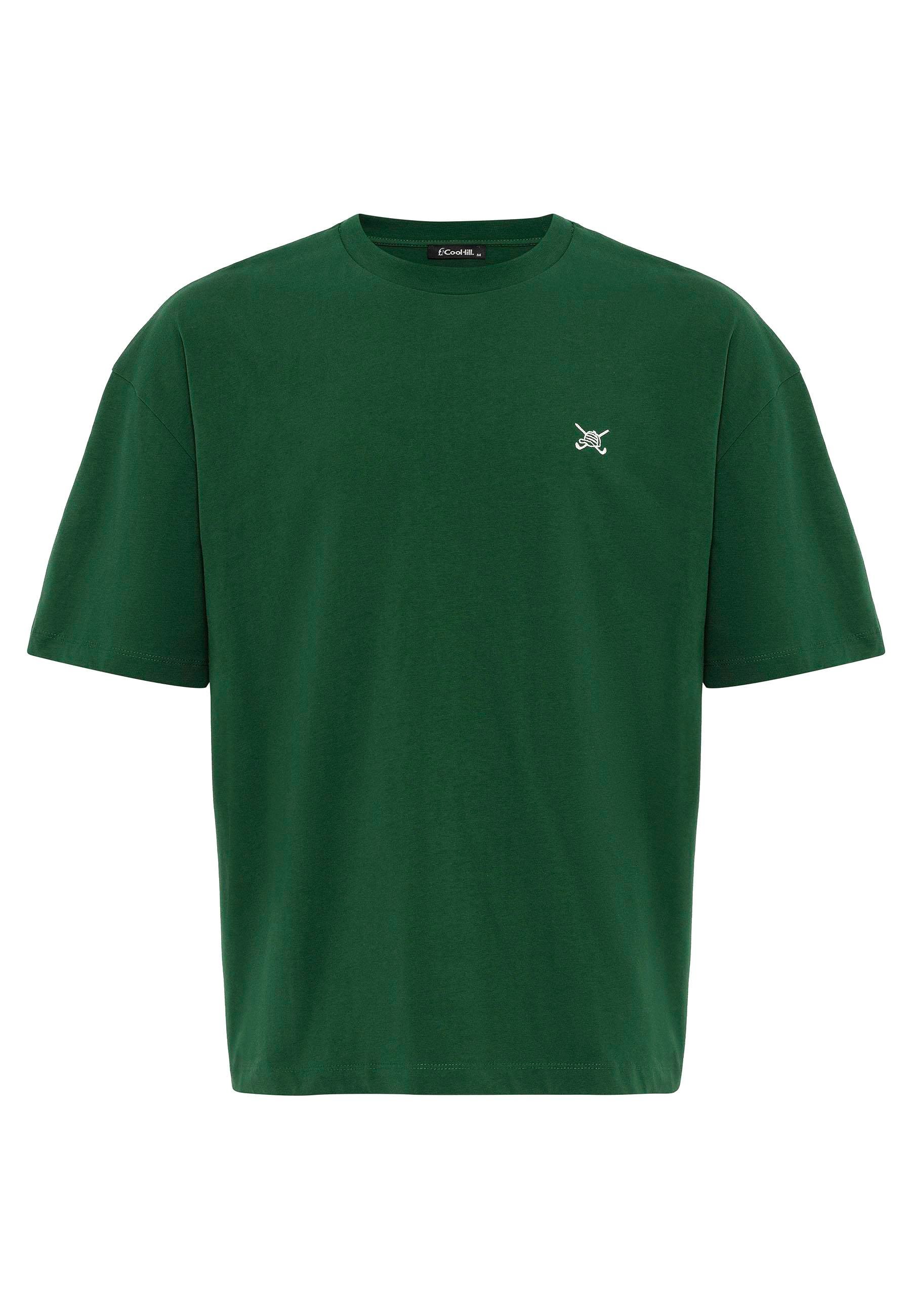 Erkek Oversize Nakışlı T-Shirt