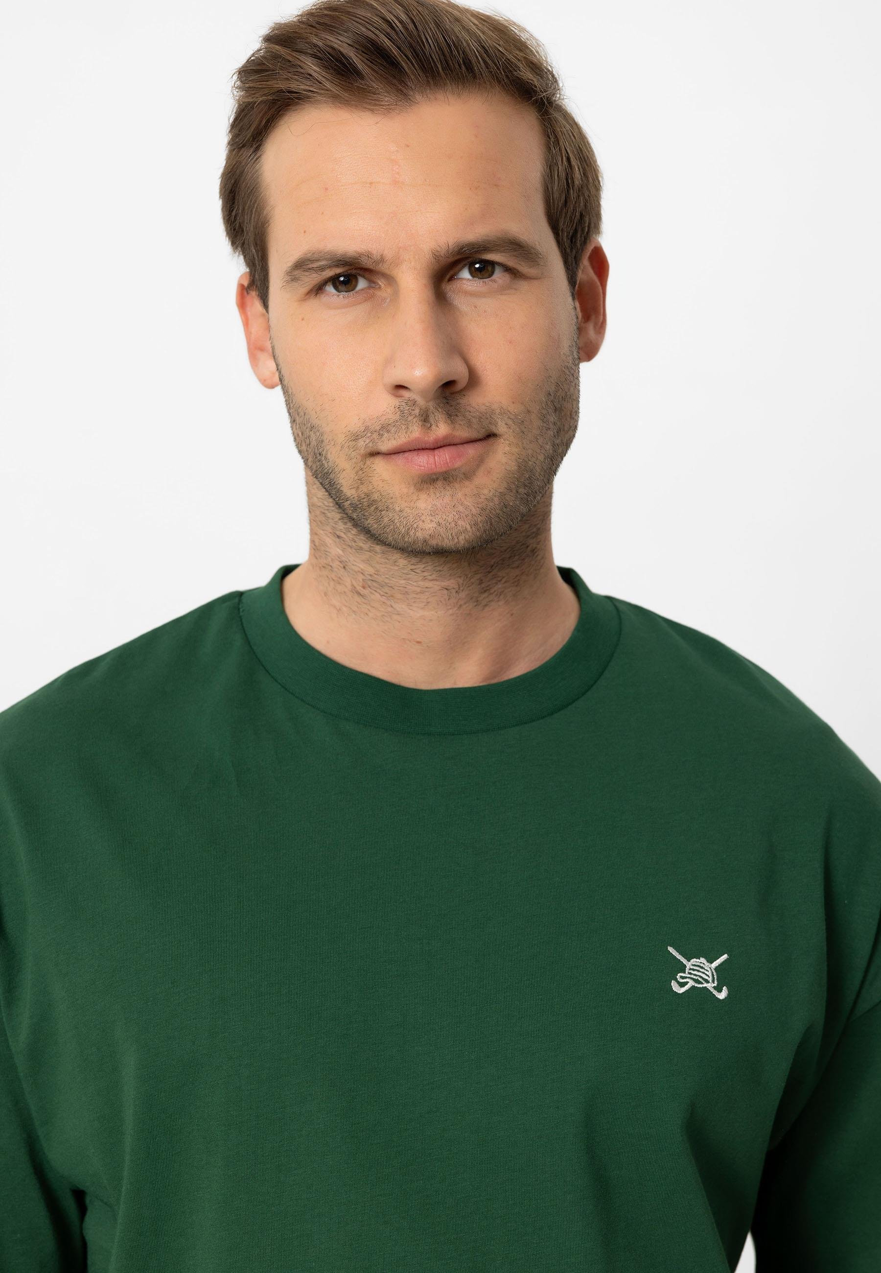 Erkek Oversize Nakışlı T-Shirt