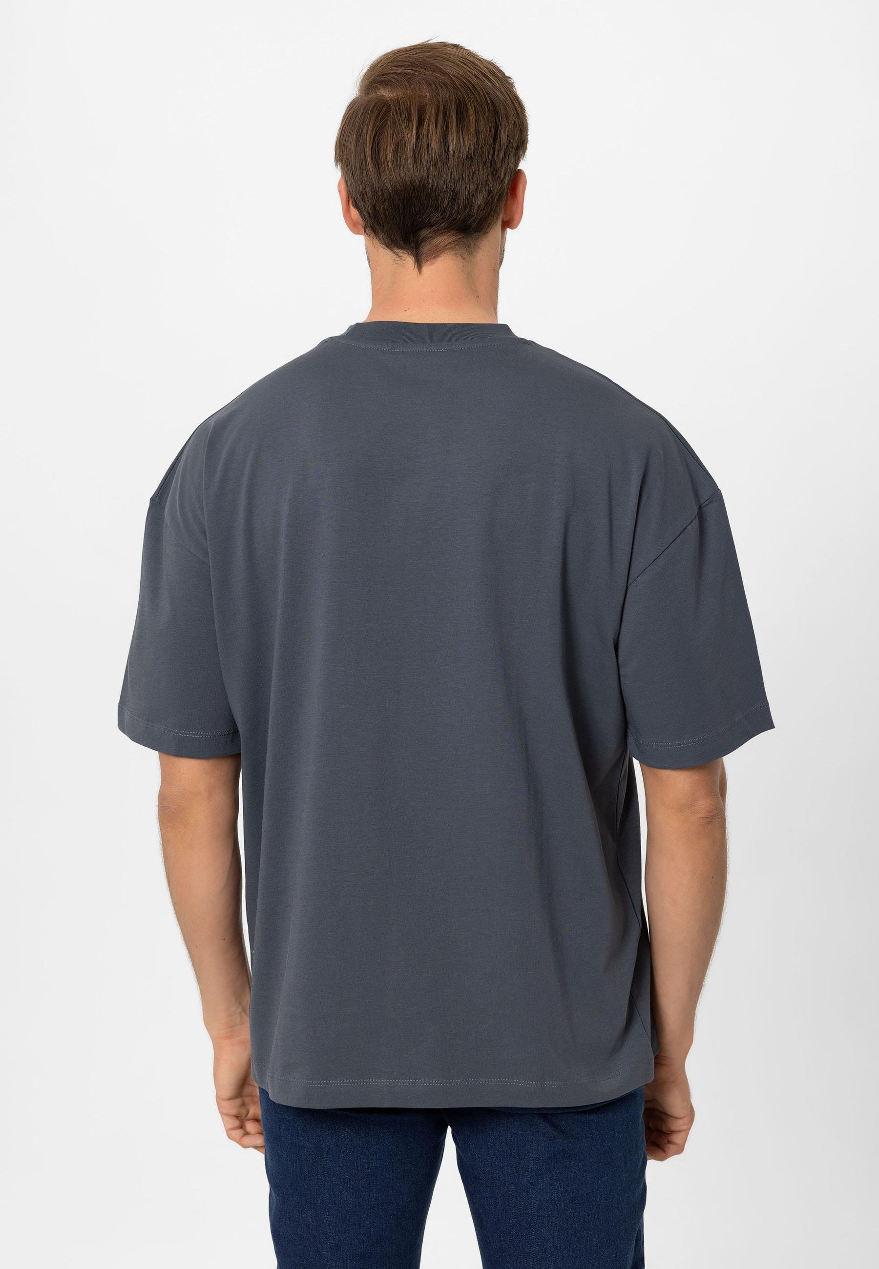Erkek Oversize Nakışlı T-Shirt