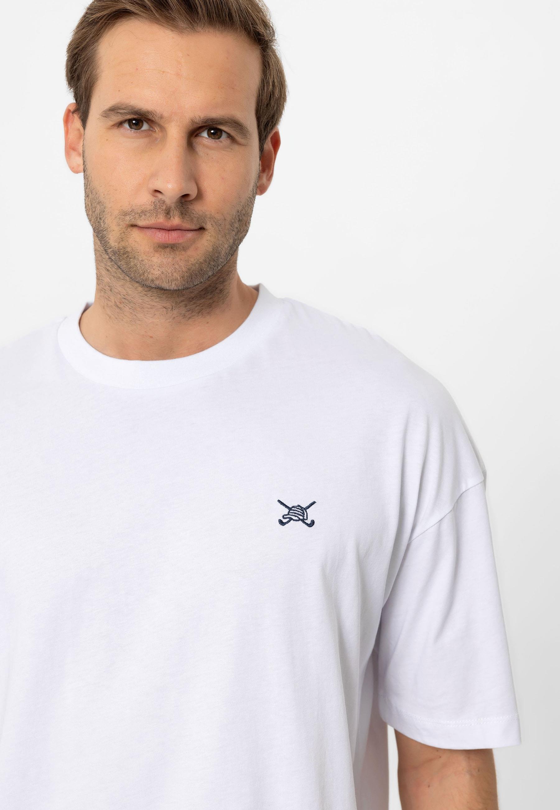 Erkek Oversize Nakışlı T-Shirt
