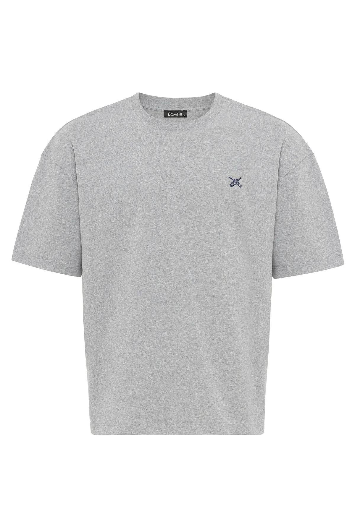 Erkek Oversize Nakışlı T-Shirt