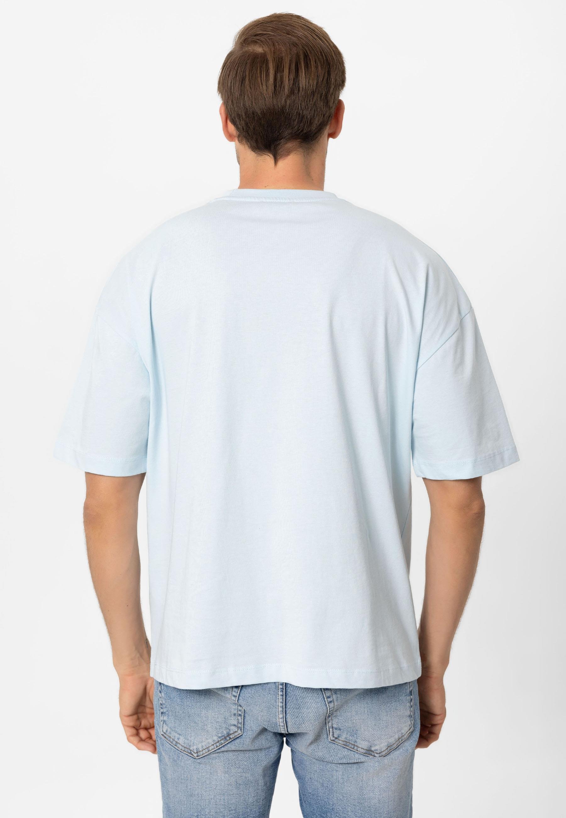 Erkek Oversize Nakışlı T-Shirt