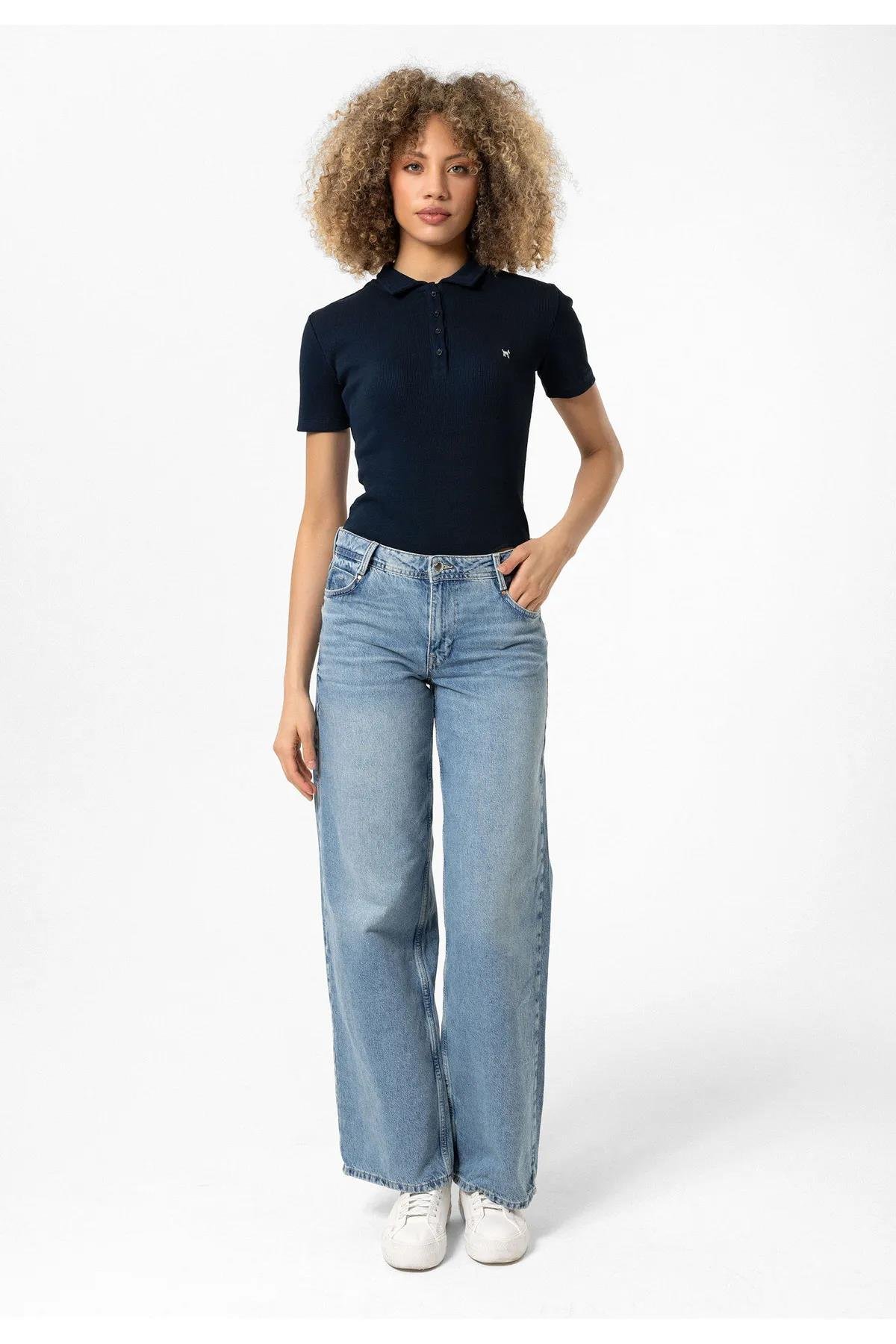 Esperanza Kadın Polo Yaka 2'li Body