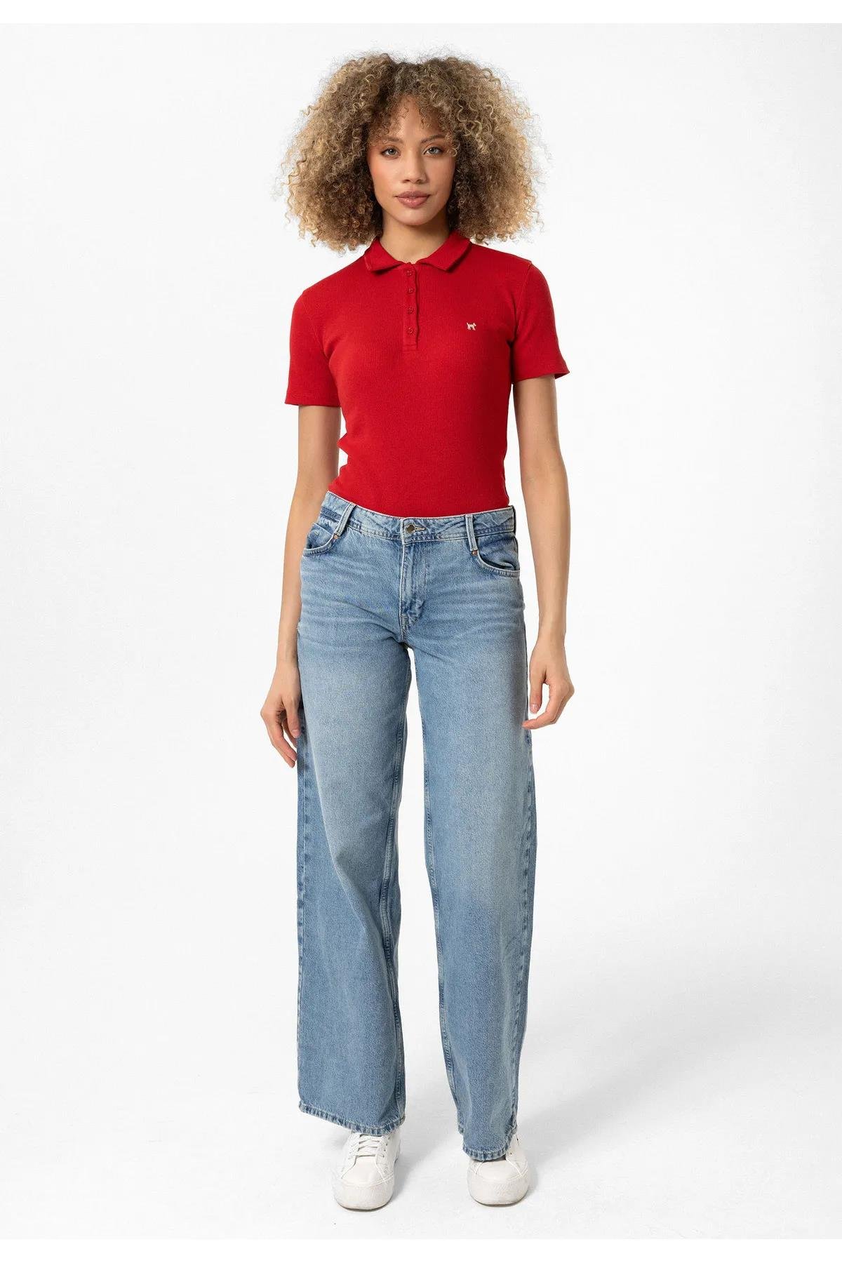Esperanza Kadın Polo Yaka 2'li Body
