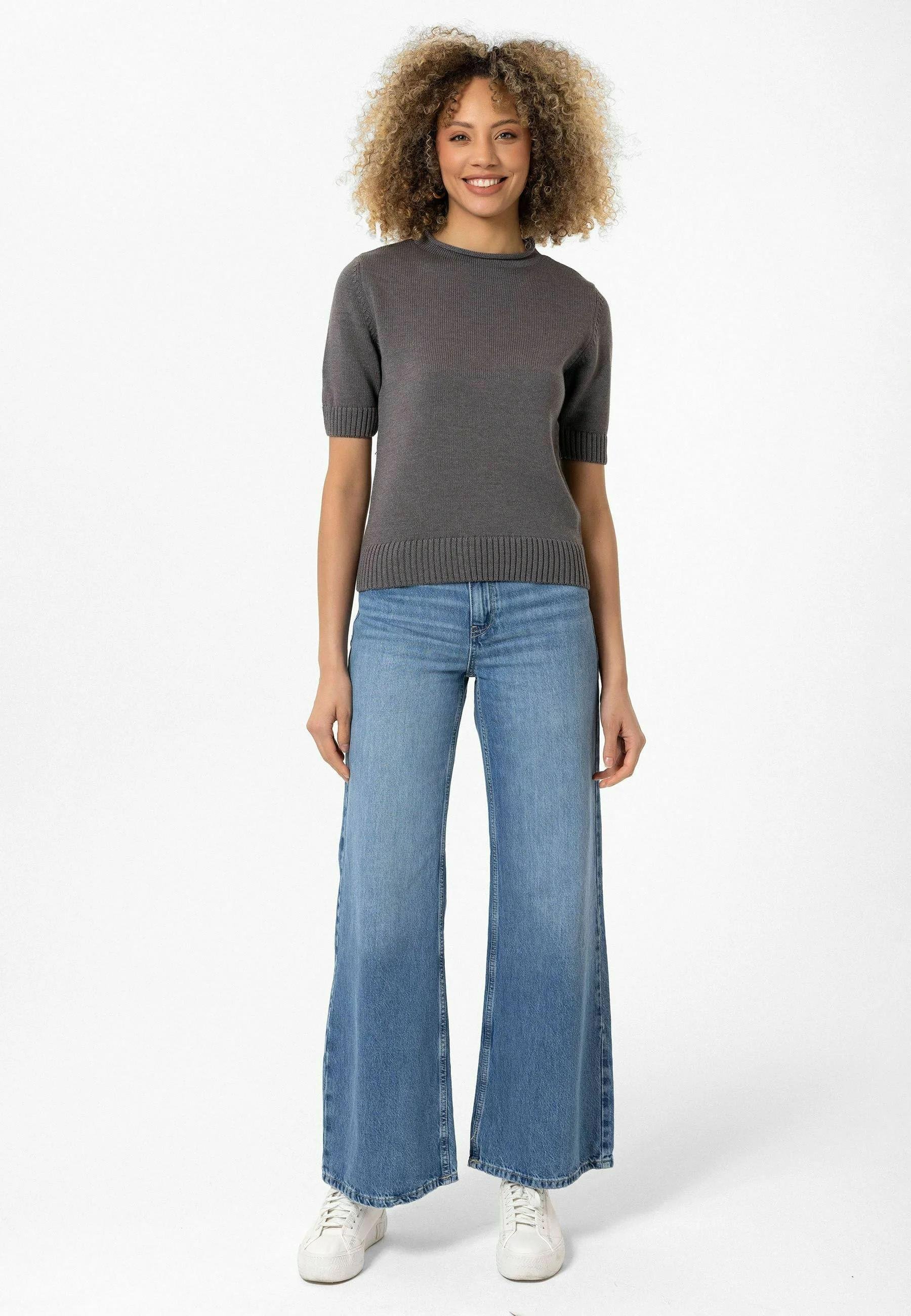Felina Kadın Slim Fit Triko T-Shirt