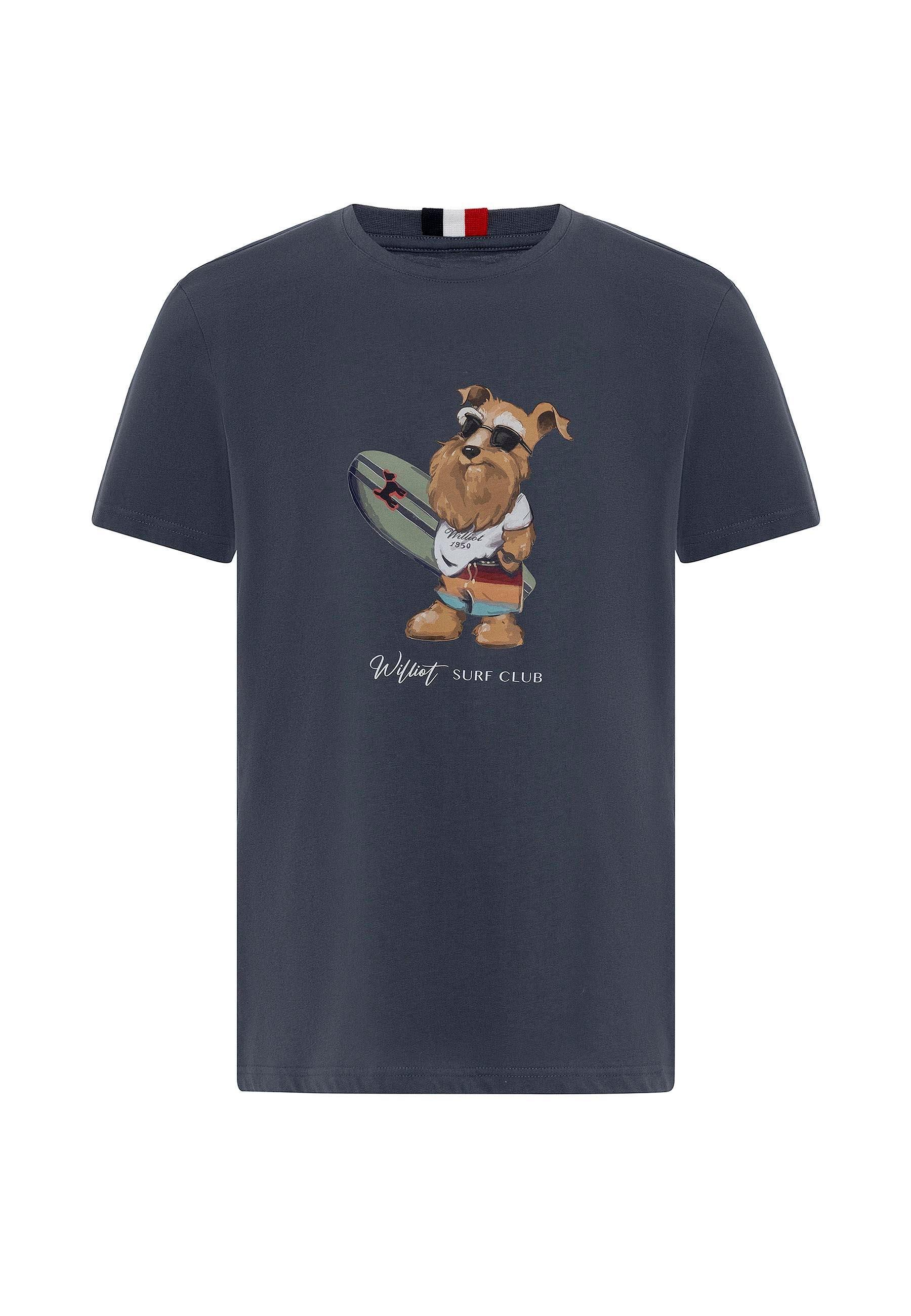 Francisco Erkek Regular Fit Köpek Baskılı T-Shirt
