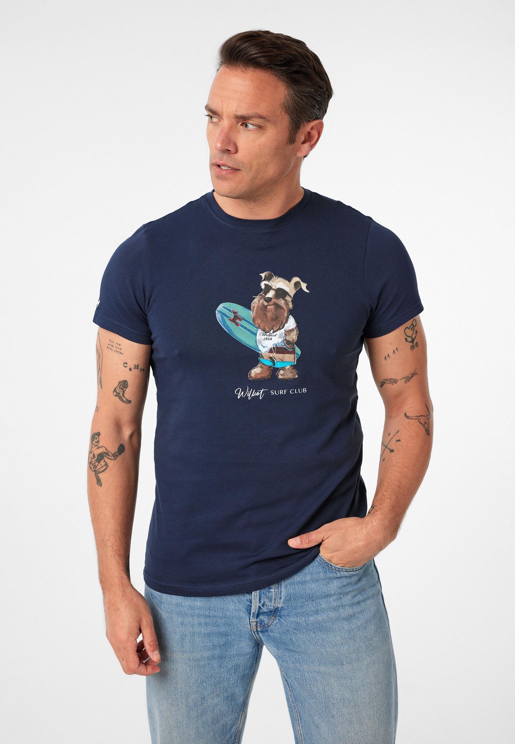 Francisco Erkek Regular Fit Köpek Baskılı T-Shirt