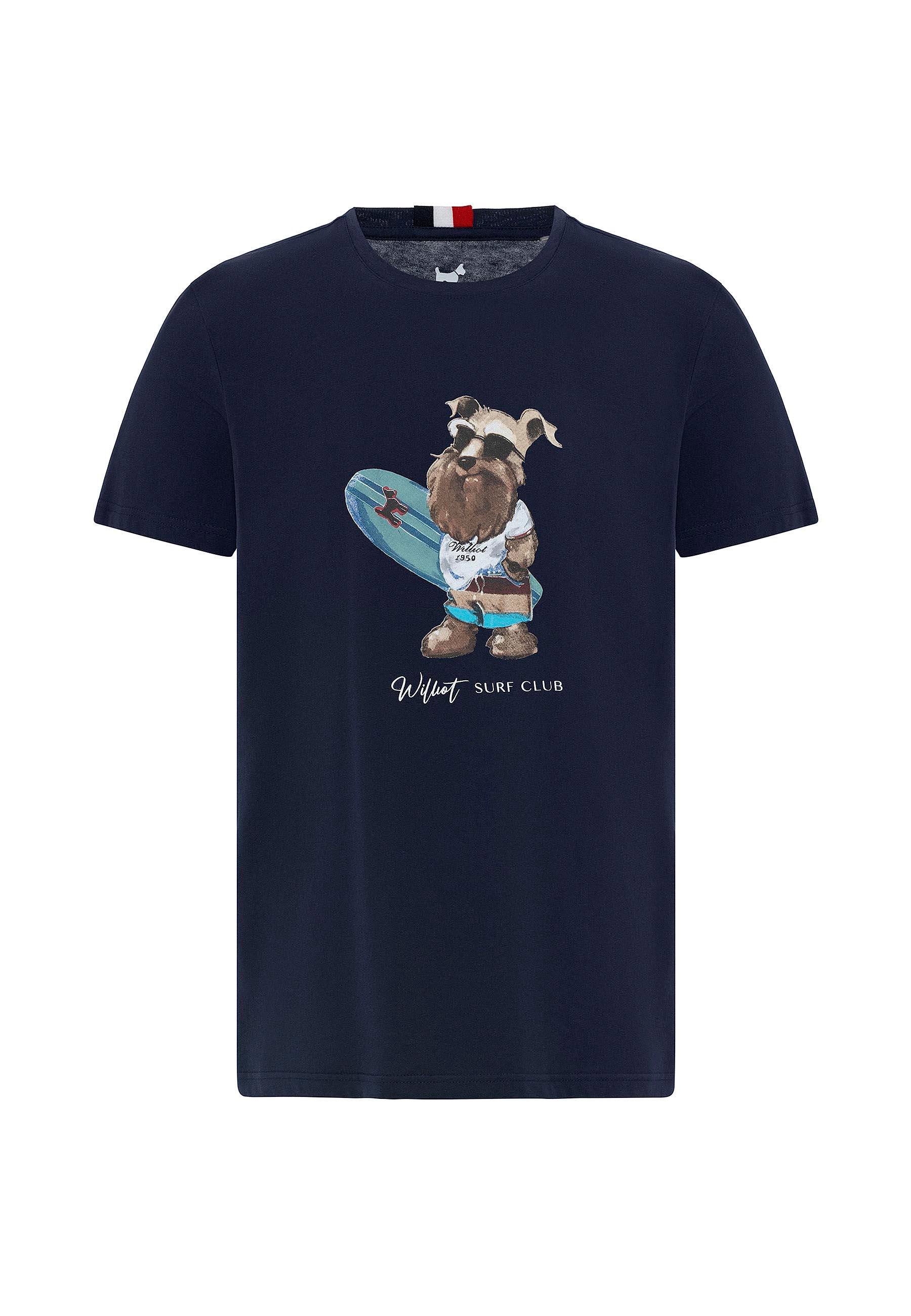 Francisco Erkek Regular Fit Köpek Baskılı T-Shirt