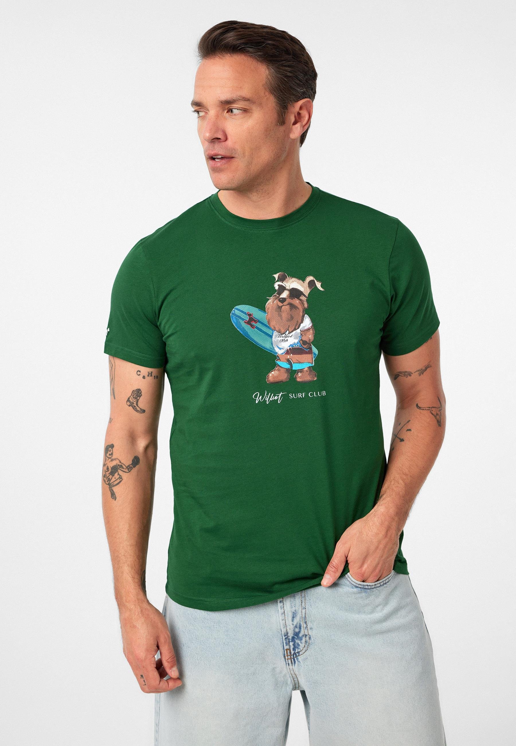 Francisco Erkek Regular Fit Köpek Baskılı T-Shirt