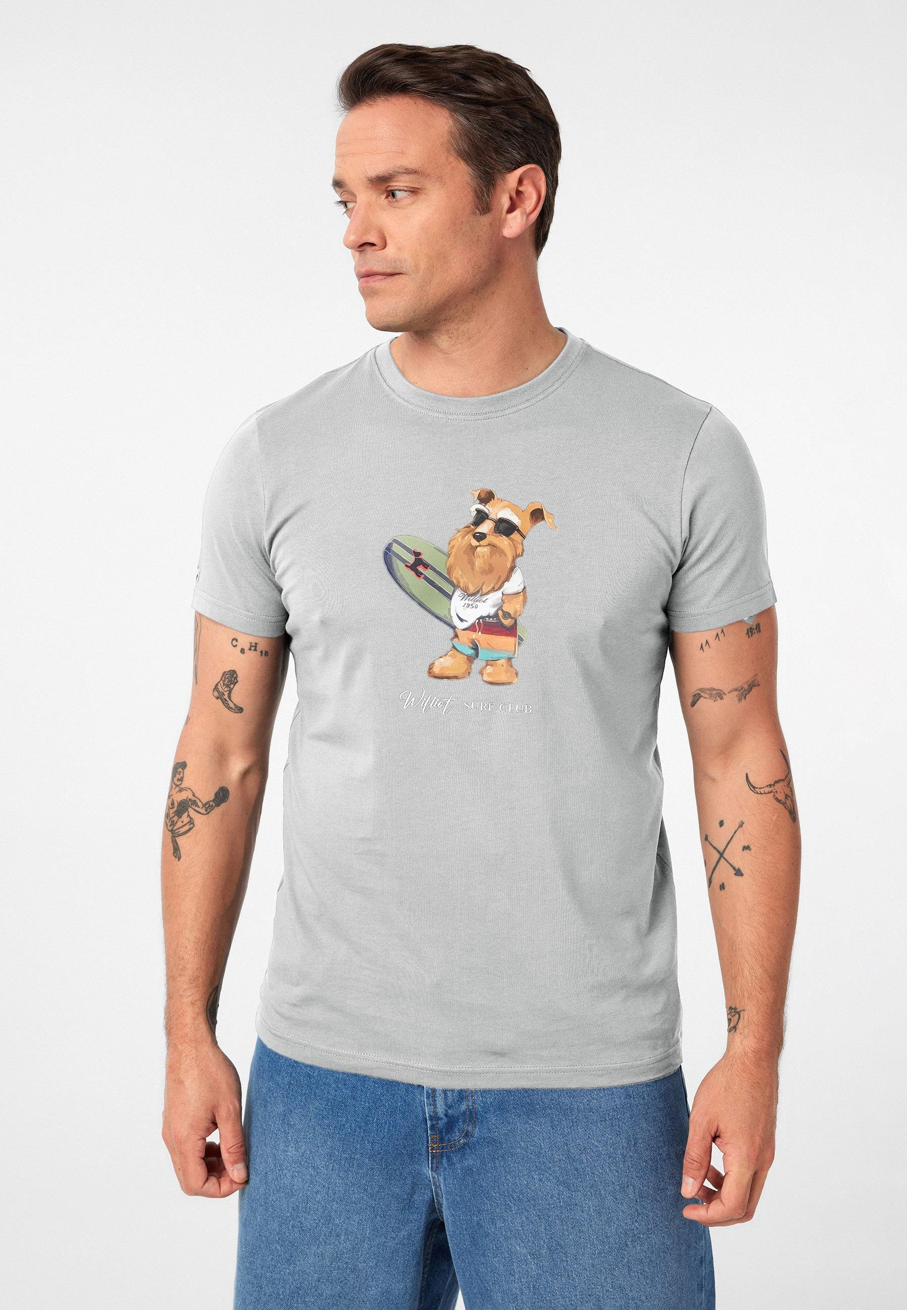 Francisco Erkek Regular Fit Köpek Baskılı T-Shirt