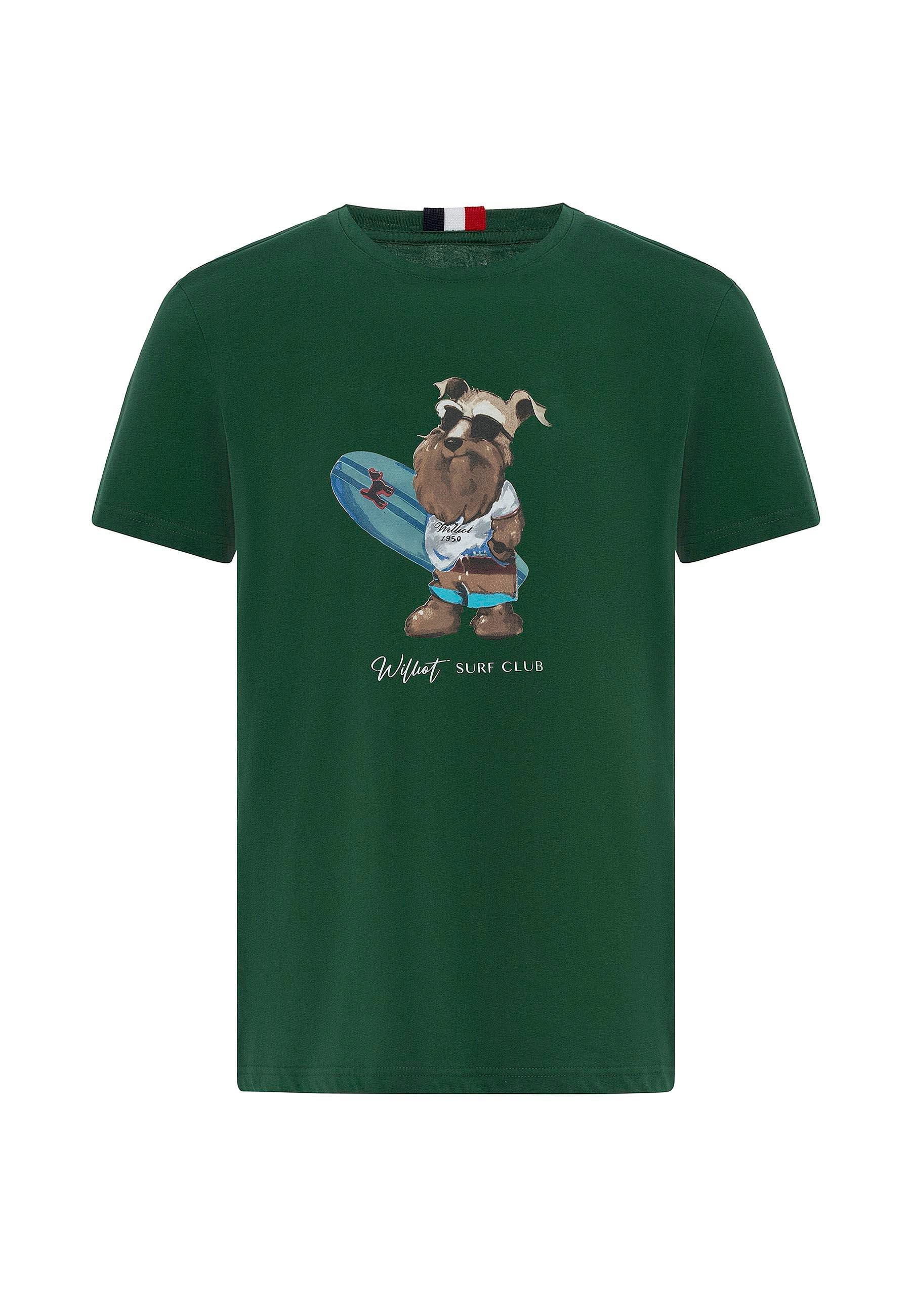 Francisco Erkek Regular Fit Köpek Baskılı T-Shirt