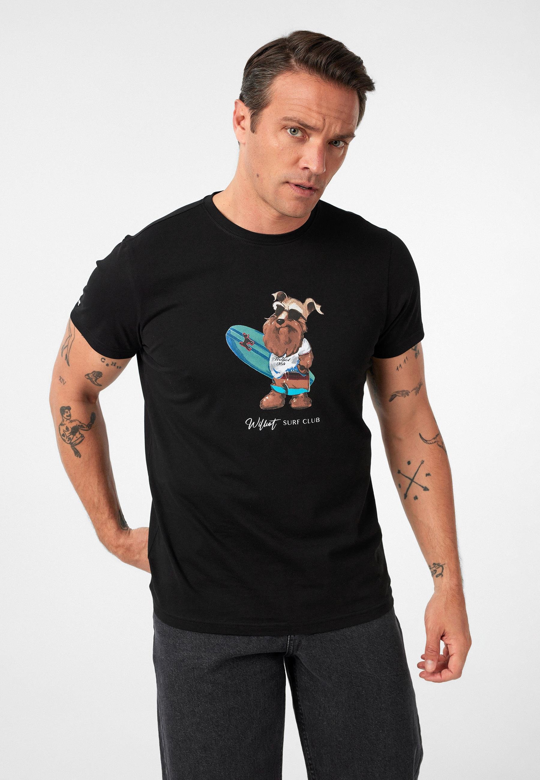 Francisco Erkek Regular Fit Köpek Baskılı T-Shirt