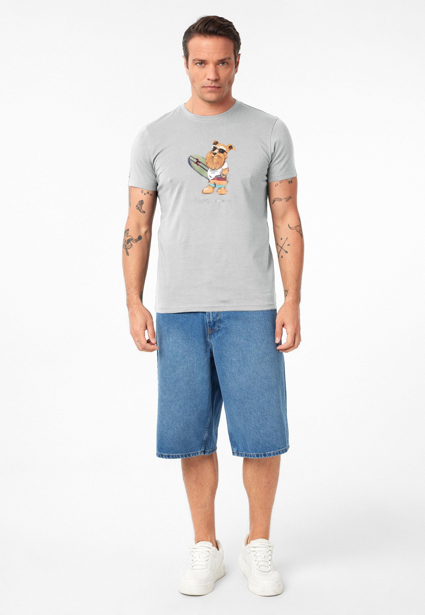 Francisco Erkek Regular Fit Köpek Baskılı T-Shirt