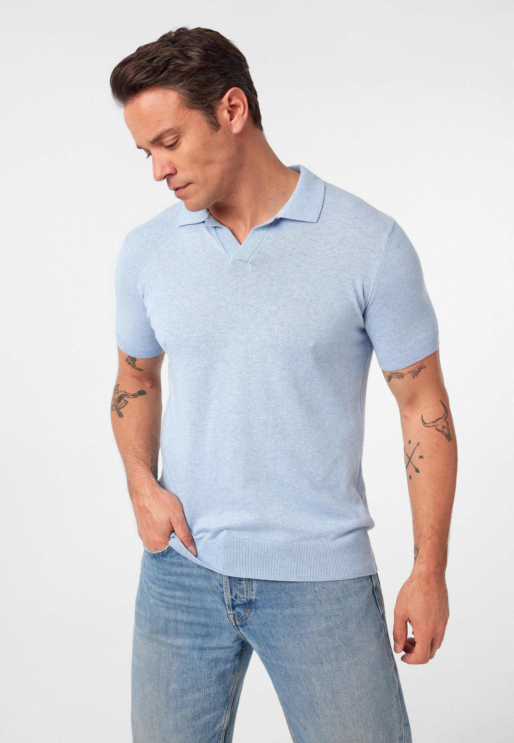 Gerhard Erkek Regular Fit Triko Polo Yaka T-Shirt