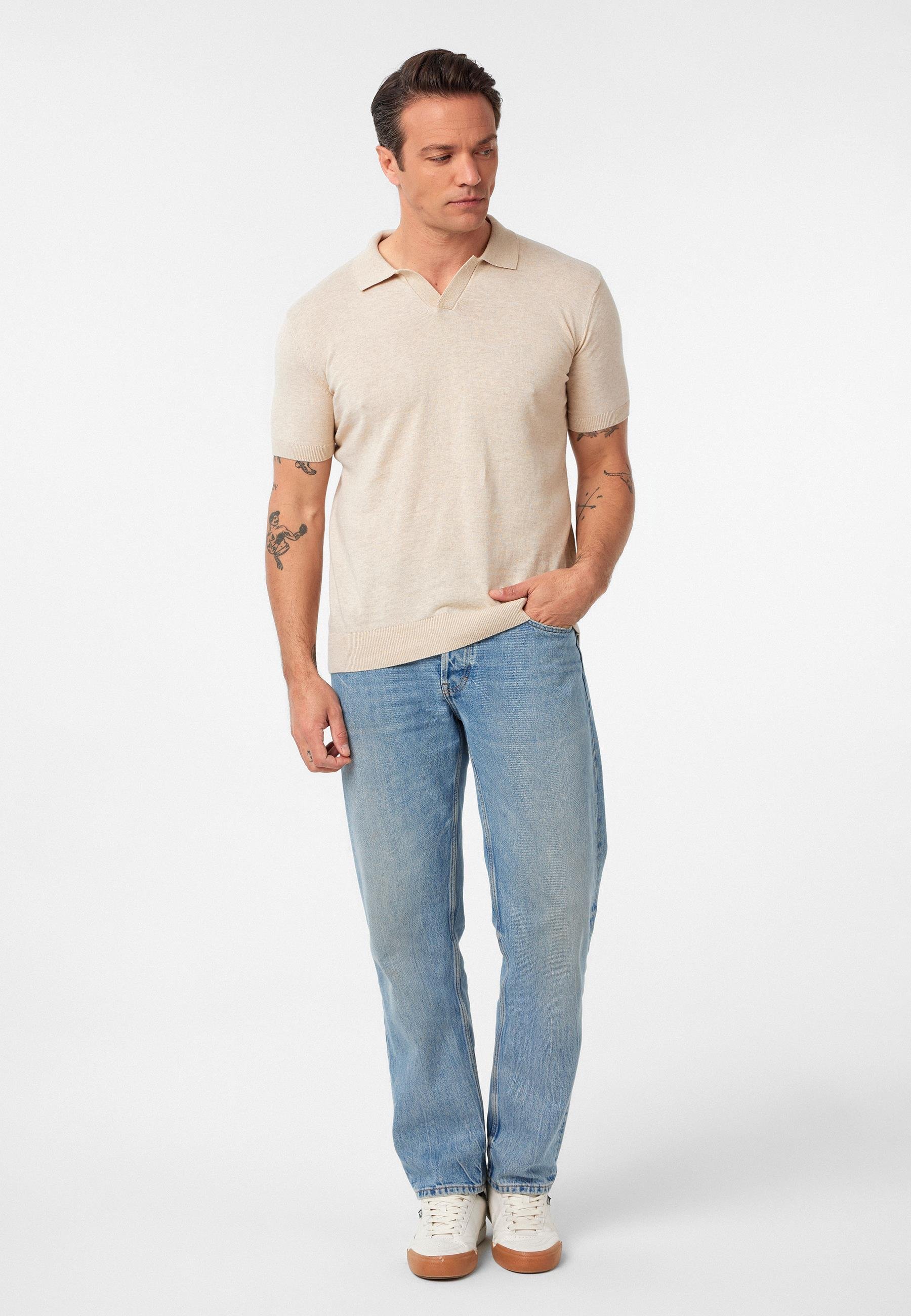 Gerhard Erkek Regular Fit Triko Polo Yaka T-Shirt