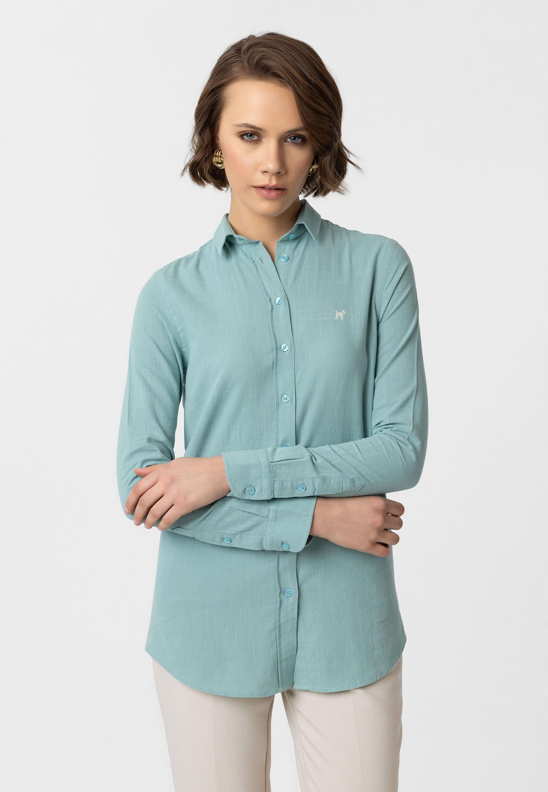 Glorinda Kadın Slim Fit Gömlek
