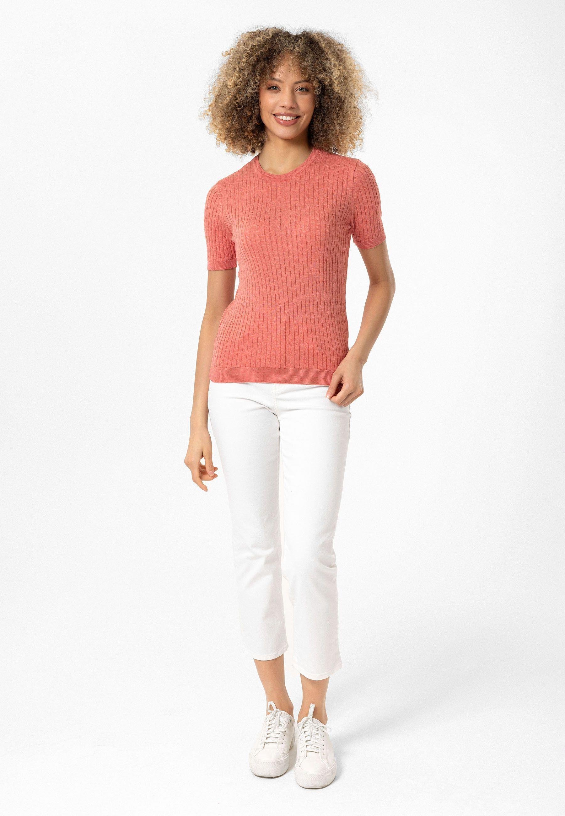 Hanna Kadın Slim Fit Triko T-Shirt