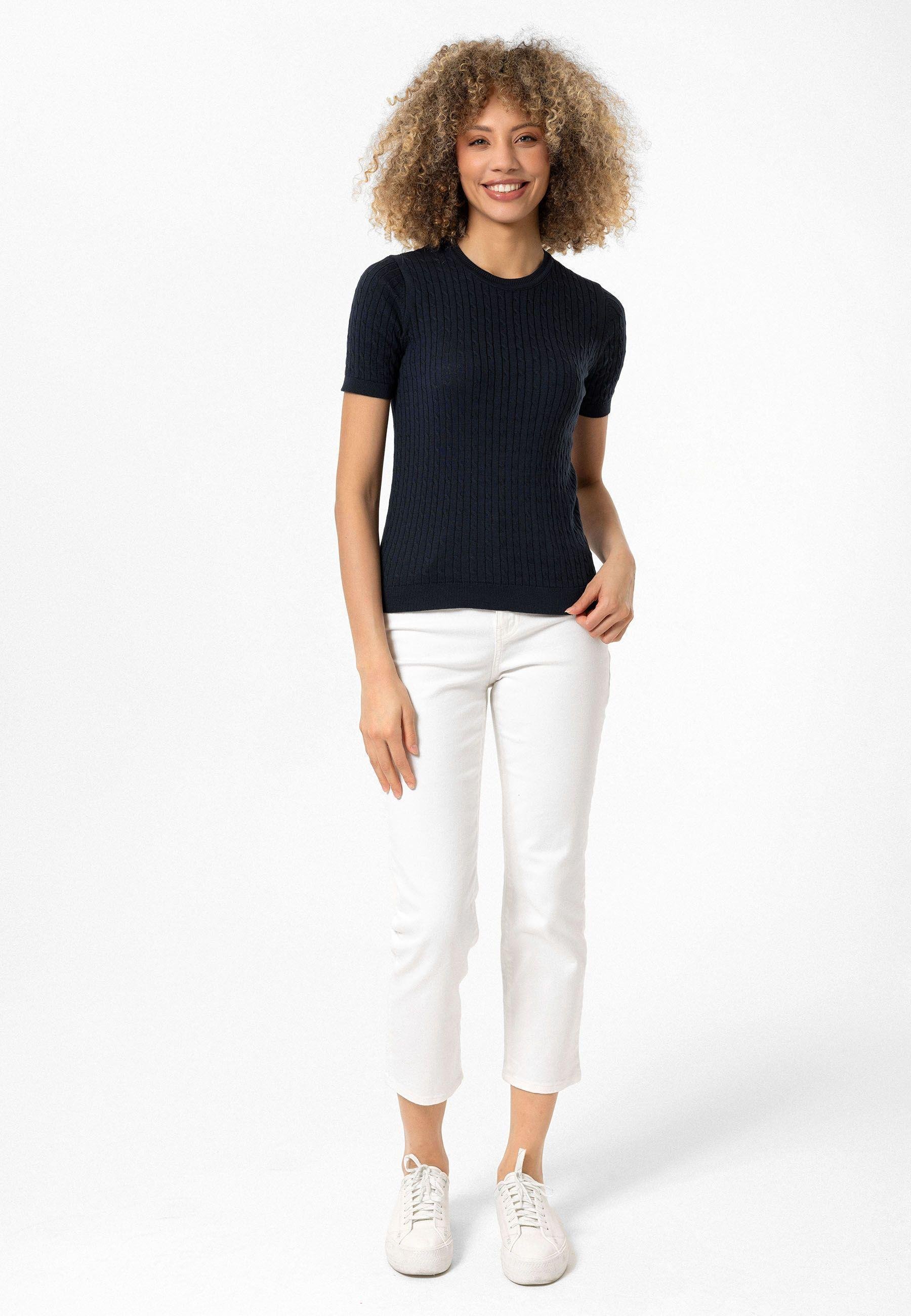 Hanna Kadın Slim Fit Triko T-Shirt
