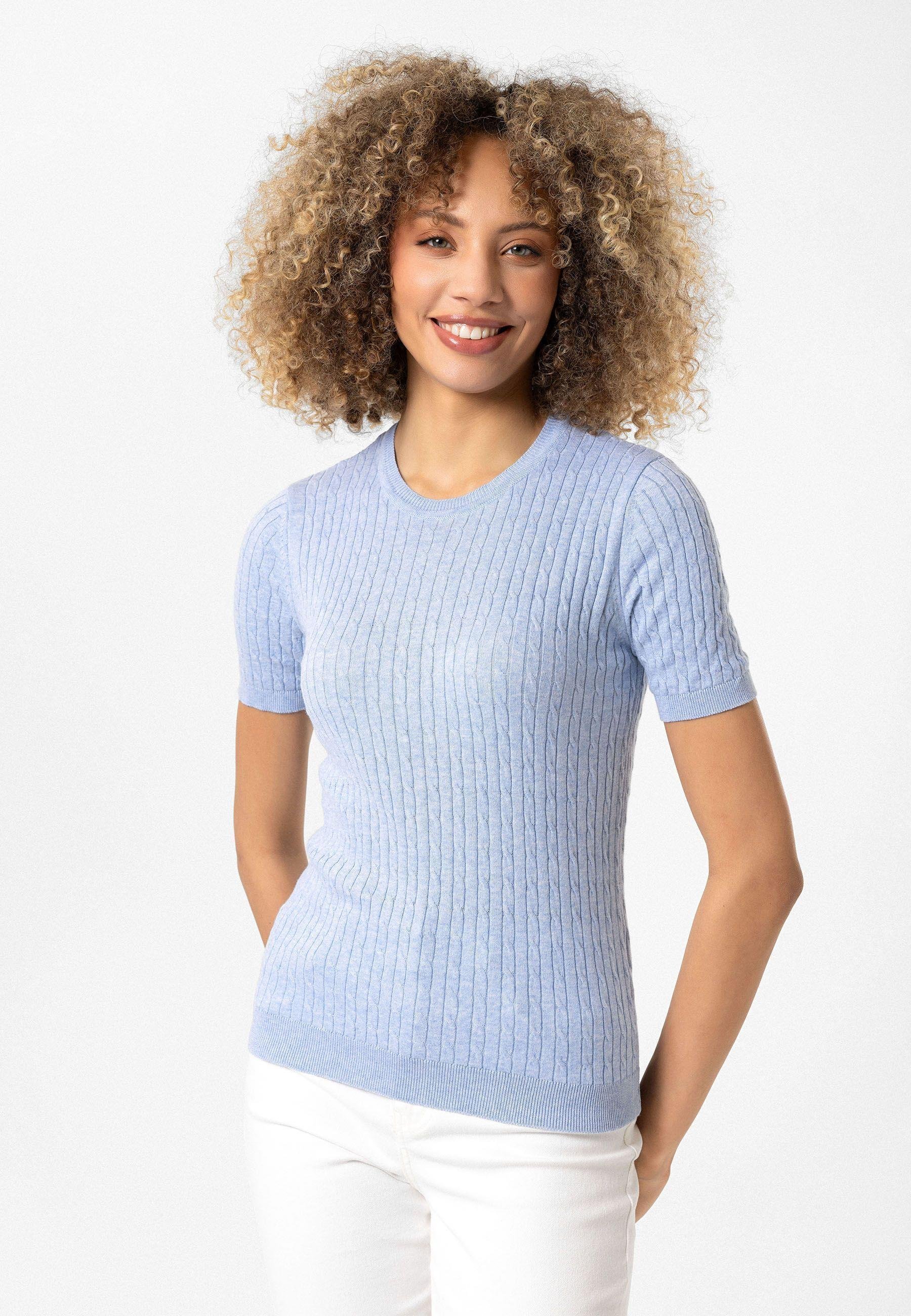 Hanna Kadın Slim Fit Triko T-Shirt