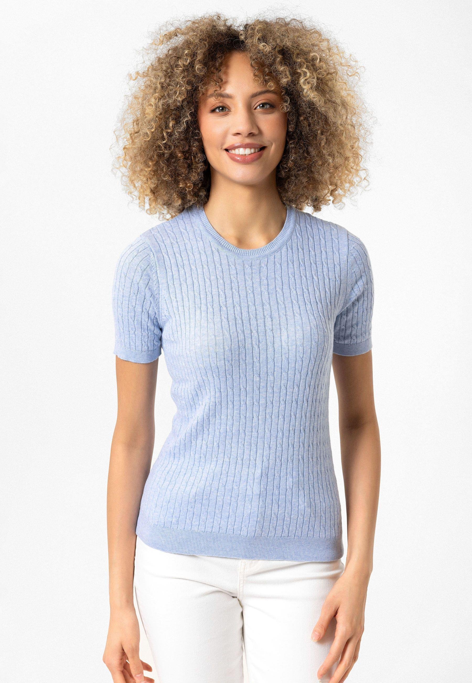 Hanna Kadın Slim Fit Triko T-Shirt