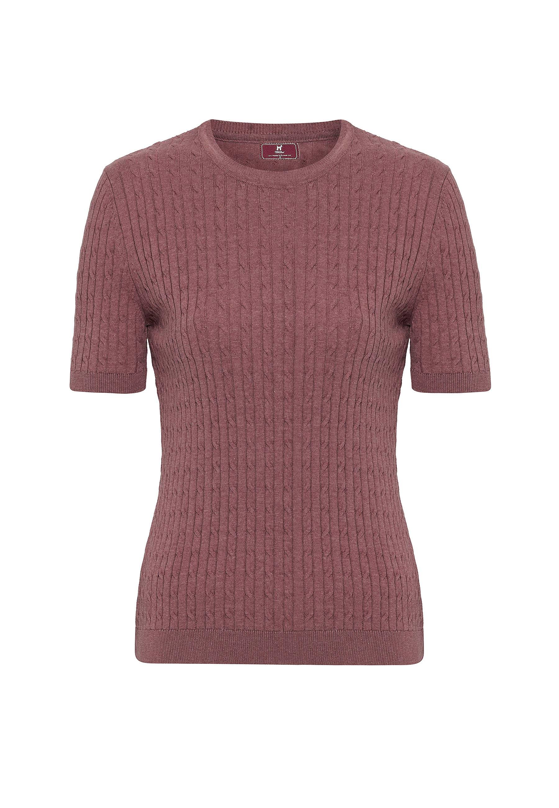 Hanna Kadın Slim Fit Triko T-Shirt
