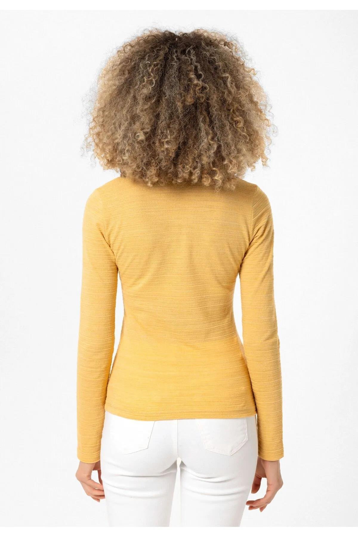 Henriette Kadın Slim Fit  Polo Yaka 2li T-Shirt