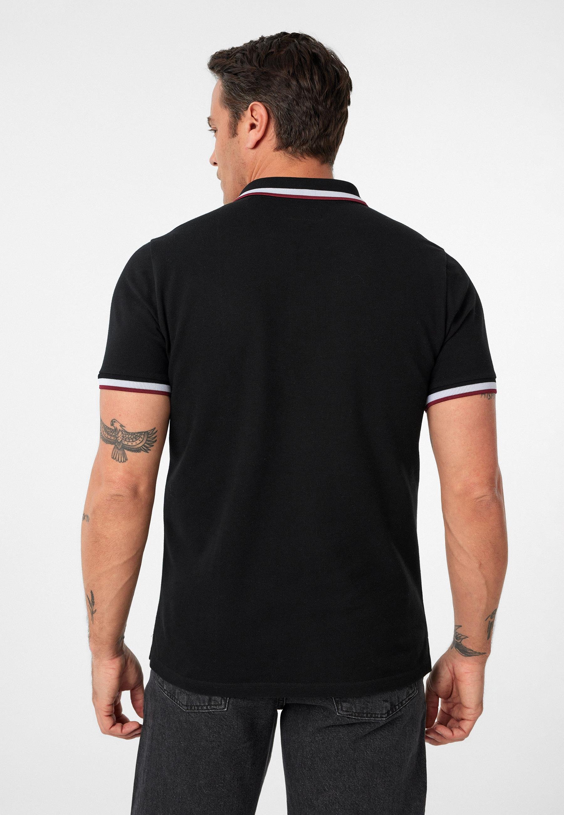 Javeir Erkek Regular Fit Çizgi Detaylı Polo Yaka T-Shirt