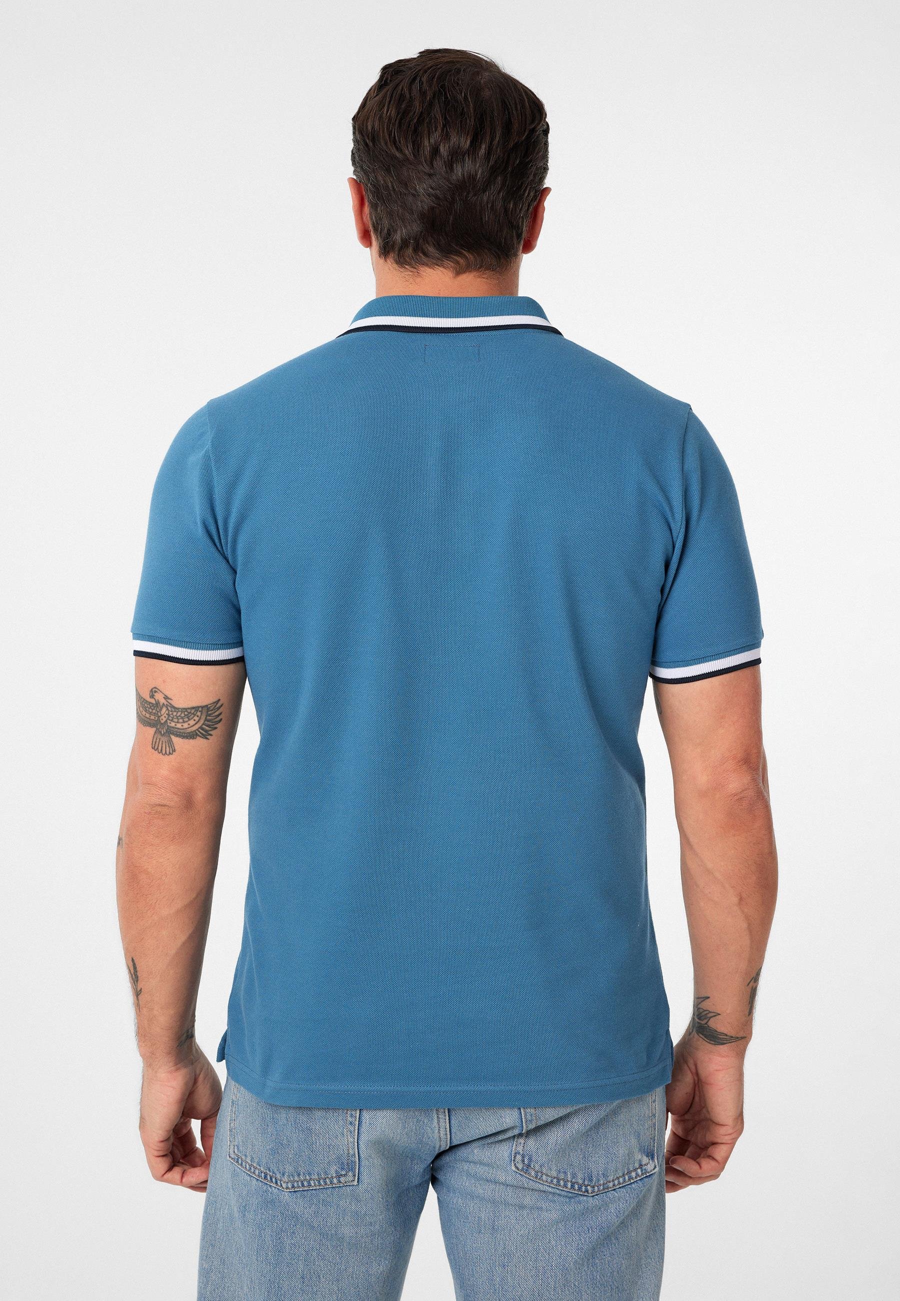 Javeir Erkek Regular Fit Çizgi Detaylı Polo Yaka T-Shirt