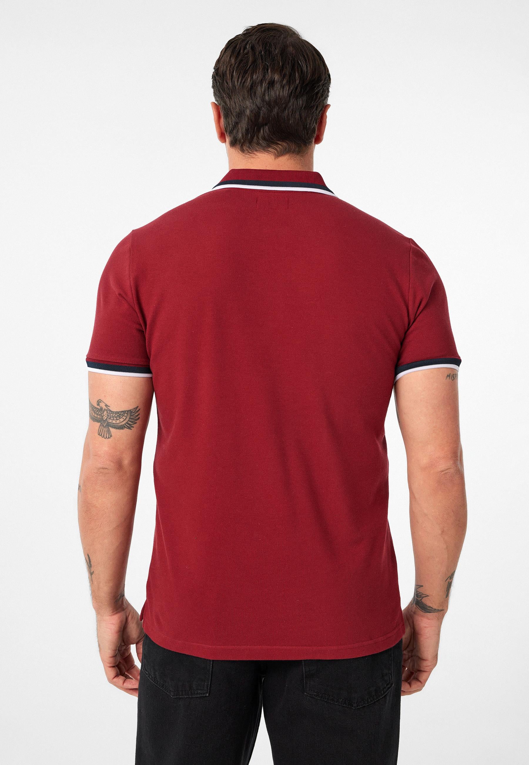 Javeir Erkek Regular Fit Çizgi Detaylı Polo Yaka T-Shirt