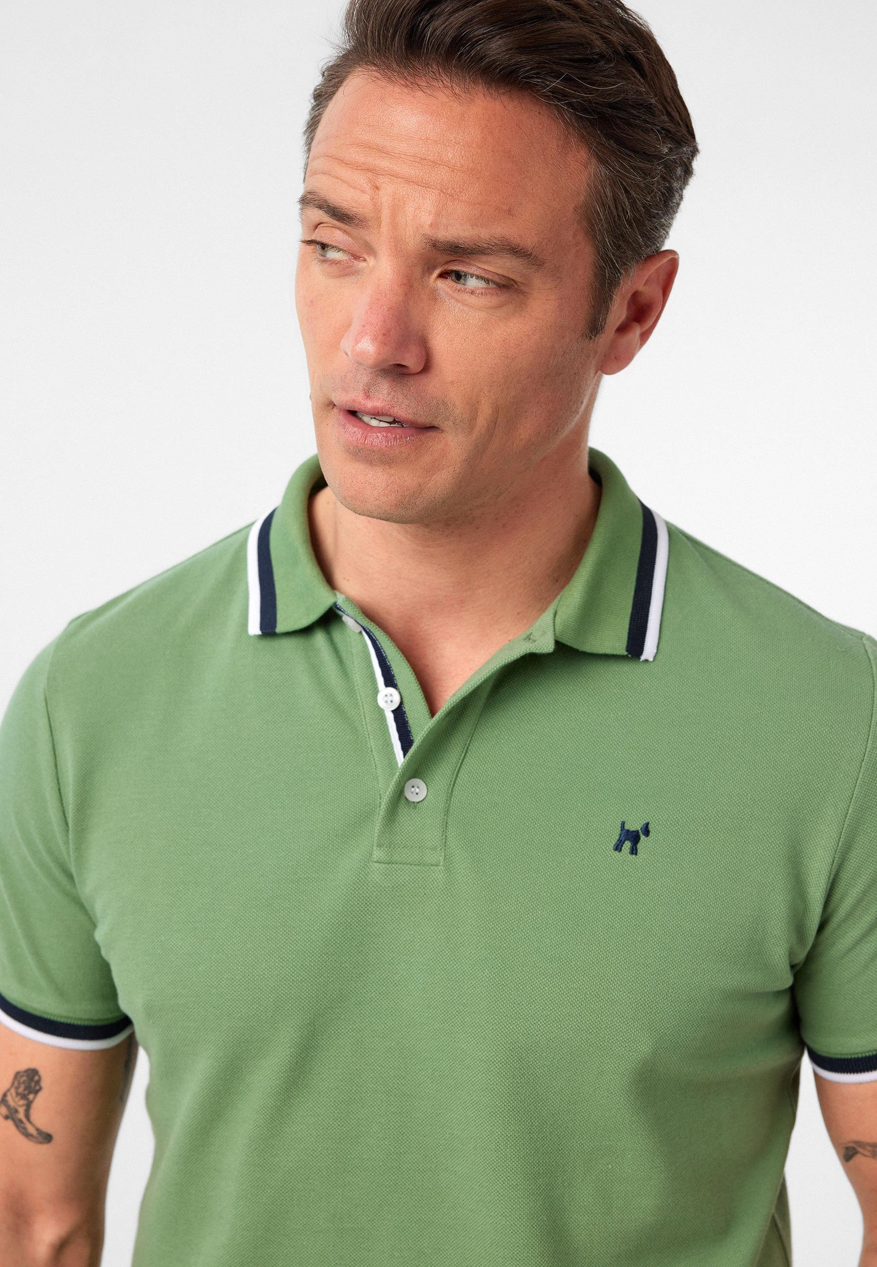 Javeir Erkek Regular Fit Çizgi Detaylı Polo Yaka T-Shirt