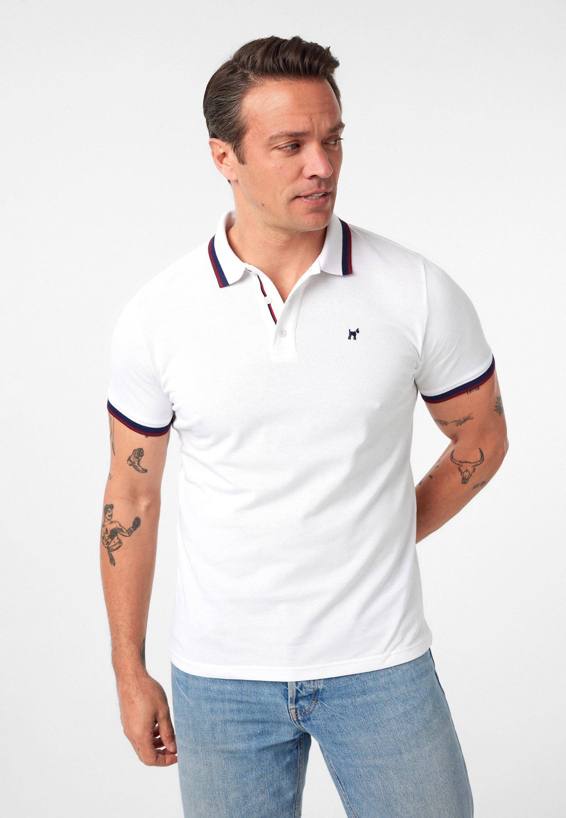 Javeir Erkek Regular Fit Çizgi Detaylı Polo Yaka T-Shirt