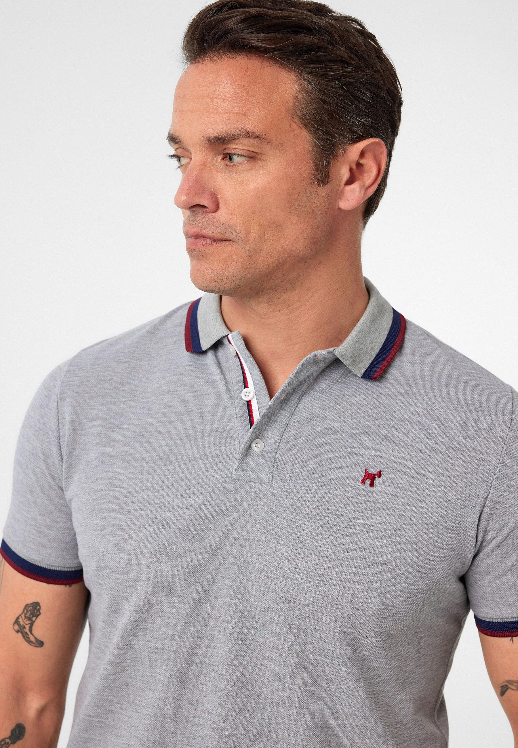 Javeir Erkek Regular Fit Çizgi Detaylı Polo Yaka T-Shirt