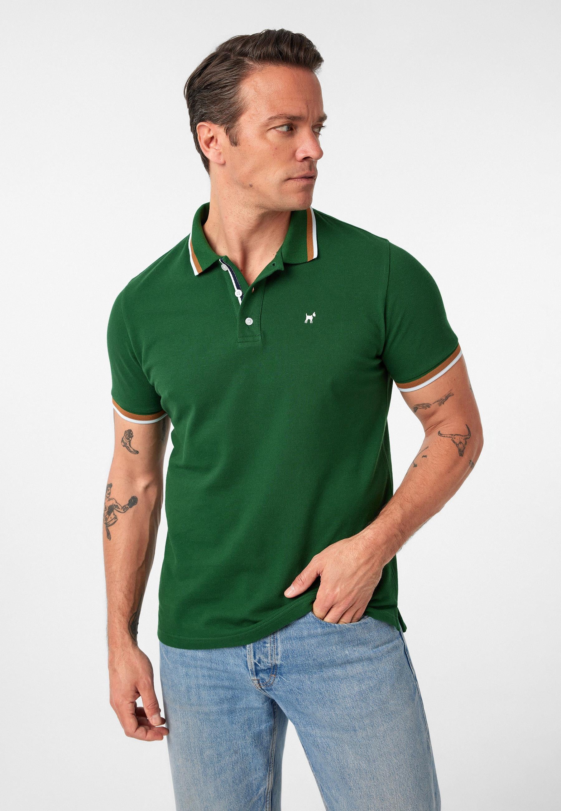 Javeir Erkek Regular Fit Çizgi Detaylı Polo Yaka T-Shirt