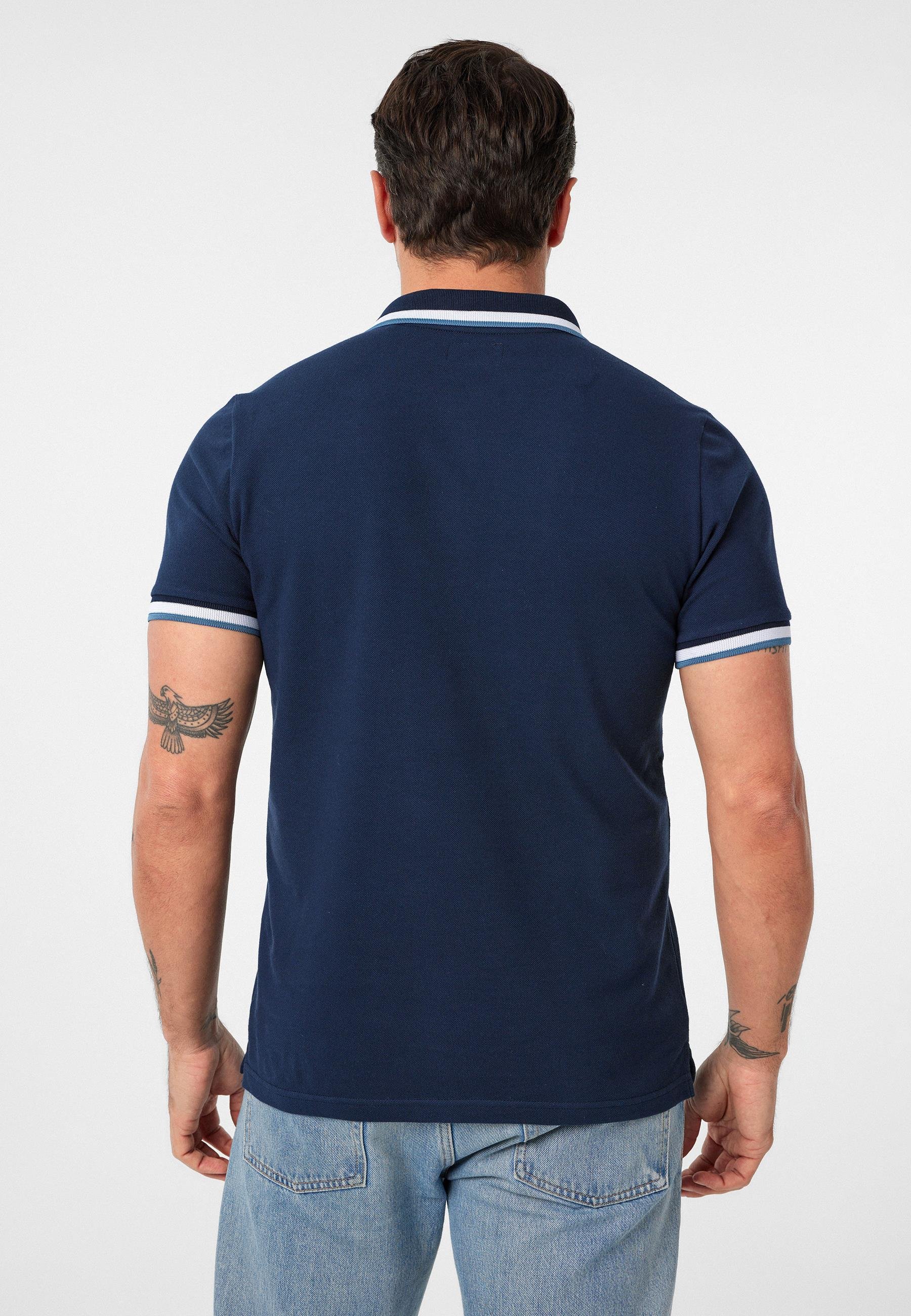 Javeir Erkek Regular Fit Çizgi Detaylı Polo Yaka T-Shirt