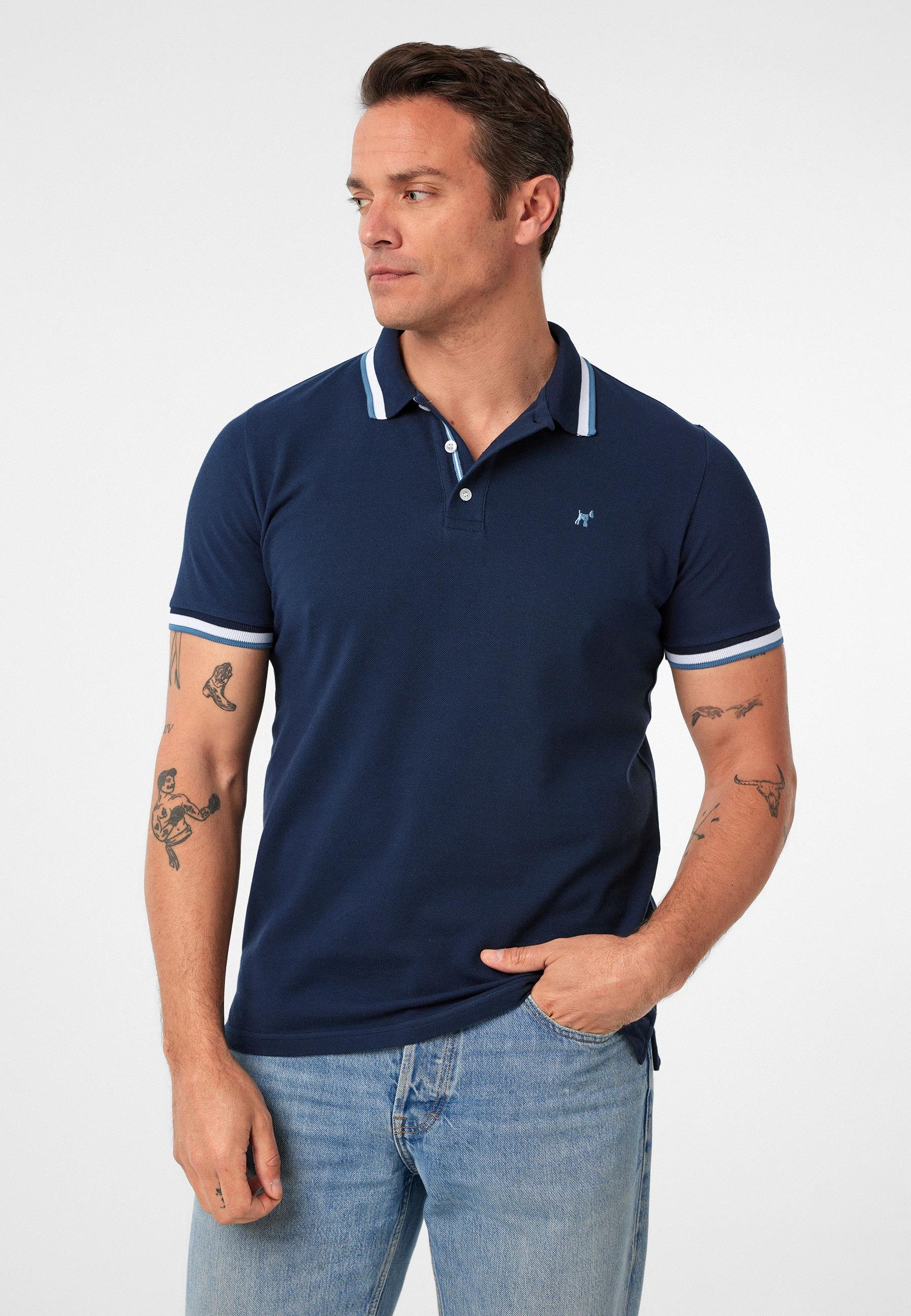 Javeir Erkek Regular Fit Çizgi Detaylı Polo Yaka T-Shirt