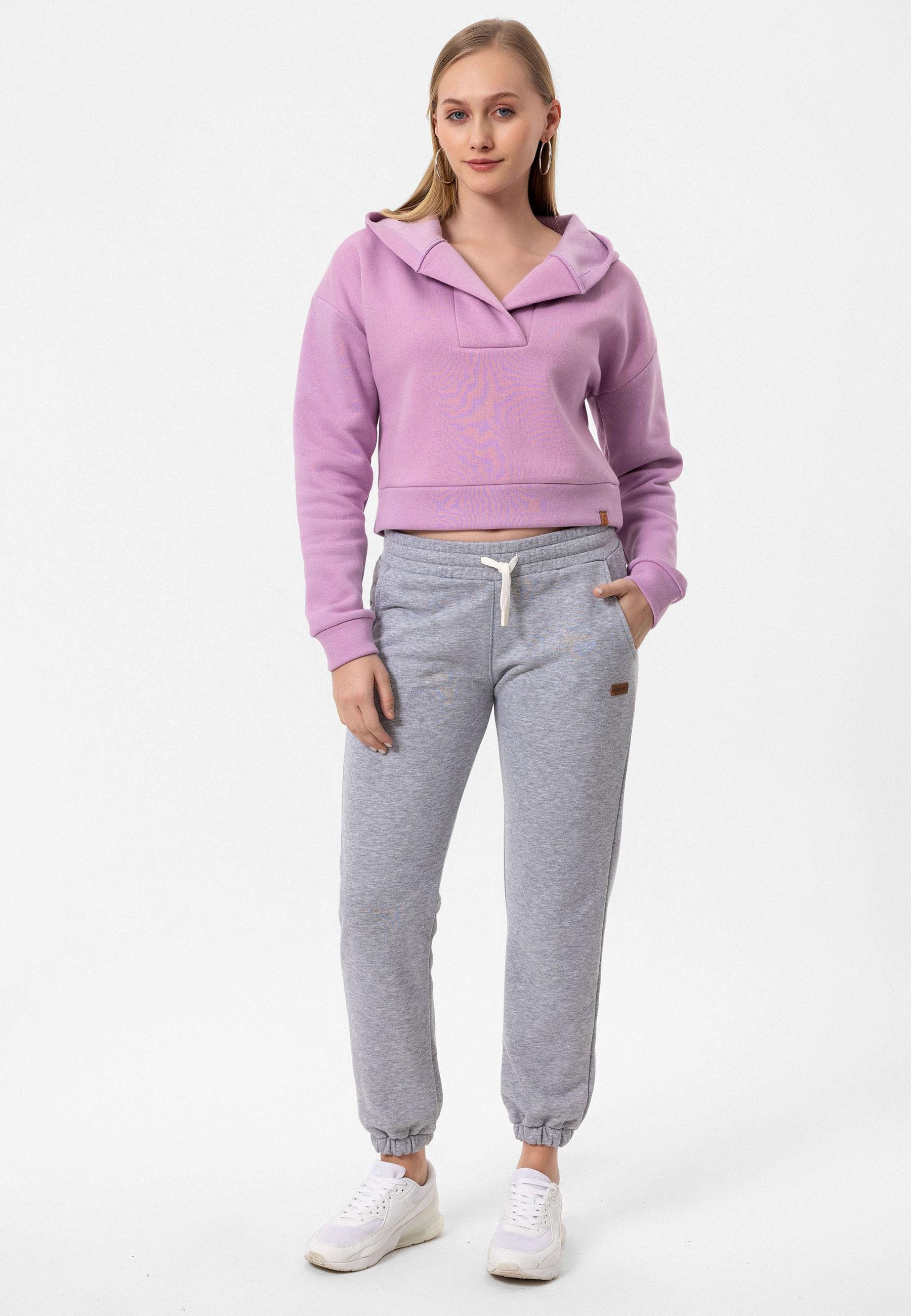 Jonas Kadın Crop Fit Kapüşonlu Sweatshirt