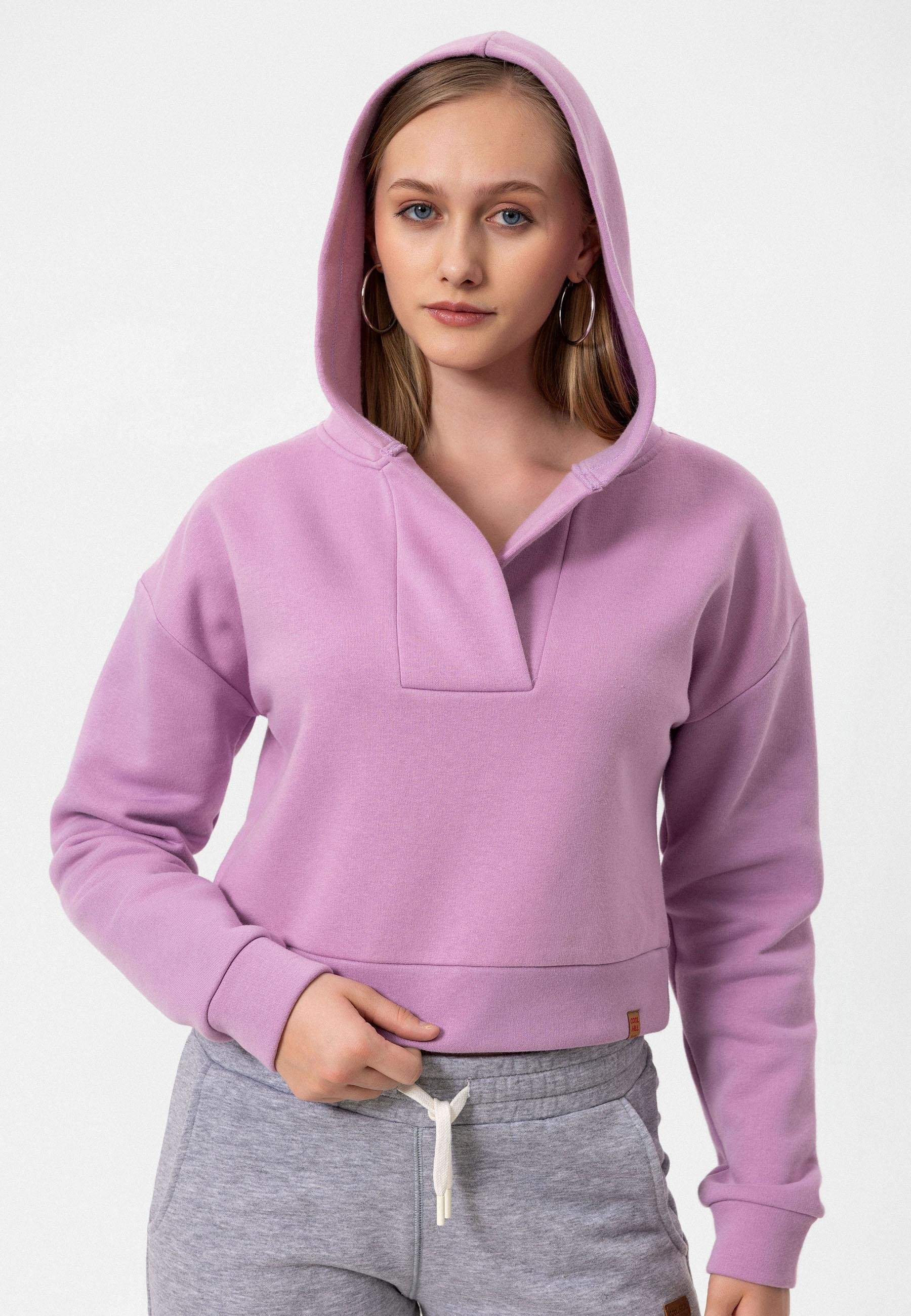 Jonas Kadın Crop Fit Kapüşonlu Sweatshirt