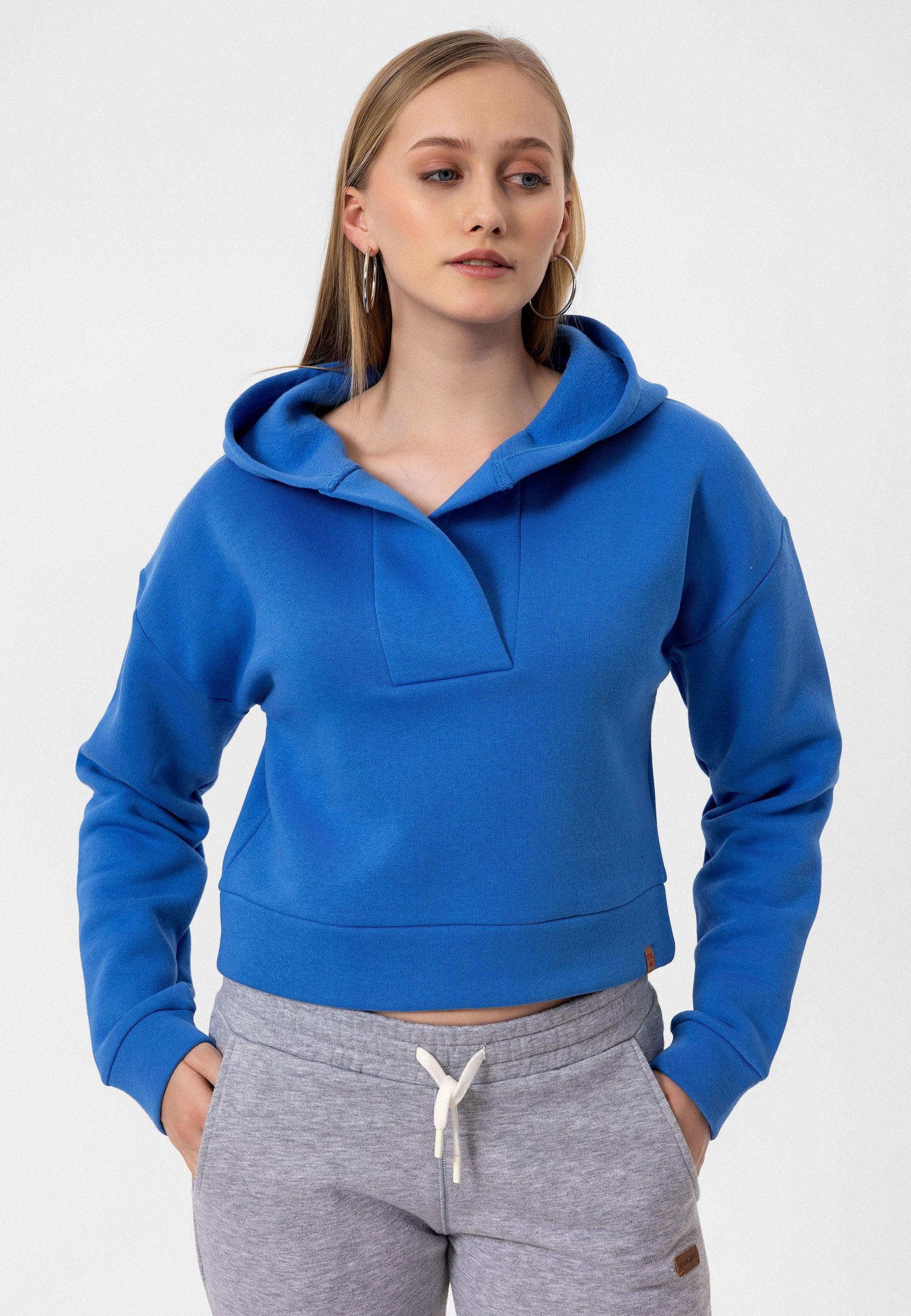 Jonas Kadın Crop Fit Kapüşonlu Sweatshirt