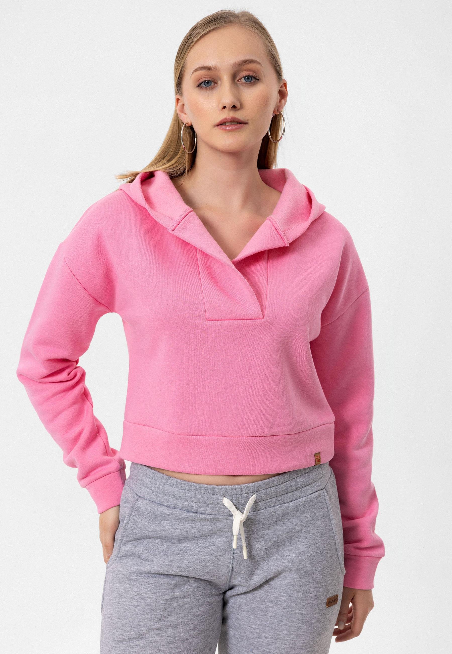 Jonas Kadın Crop Fit Kapüşonlu Sweatshirt