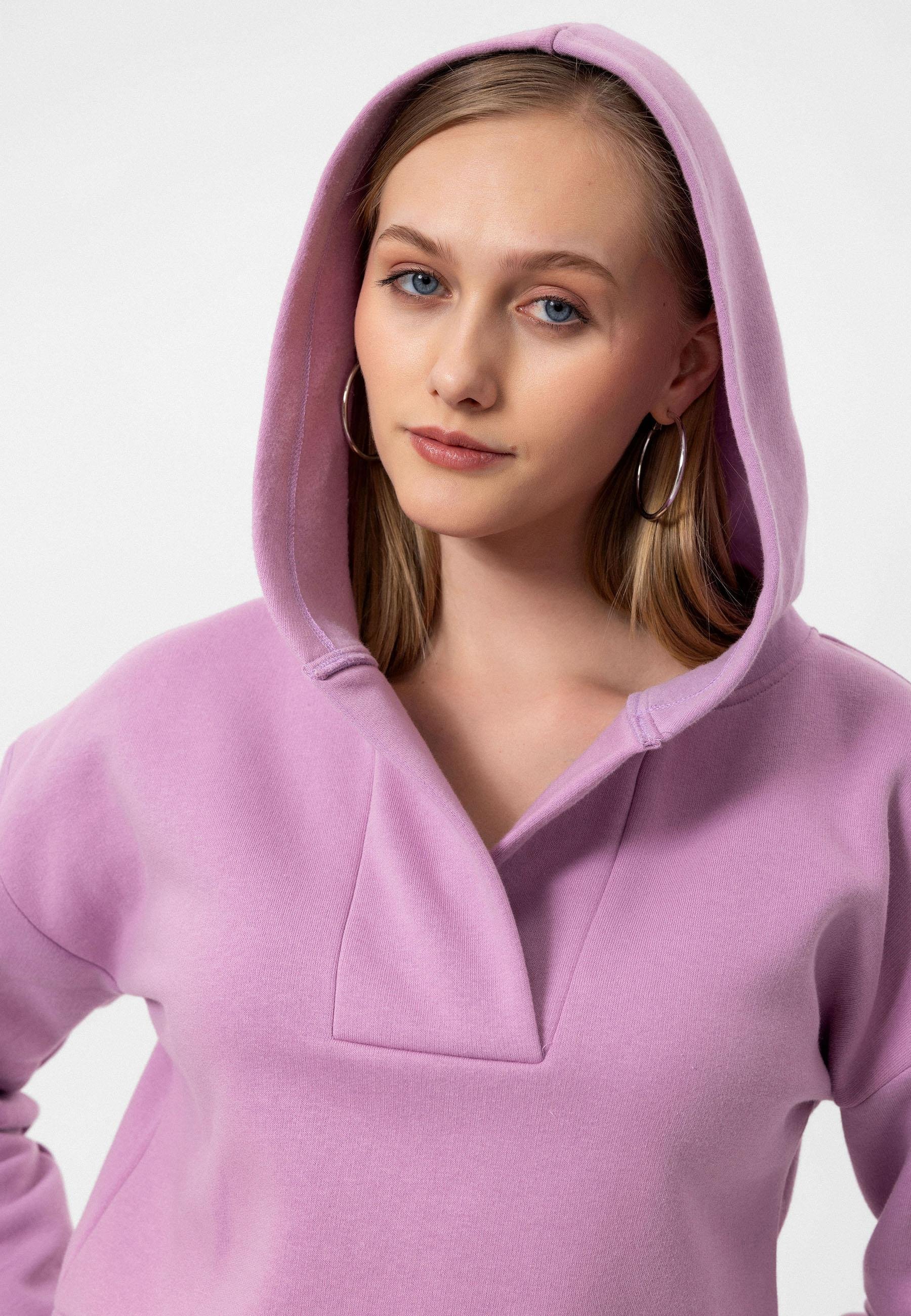 Jonas Kadın Crop Fit Kapüşonlu Sweatshirt